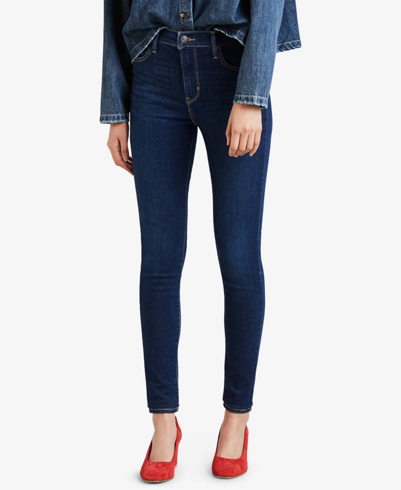 Женские Джинсы skinny Levi's® 720 High Rise Stretchy Super-Skinny Levi's®