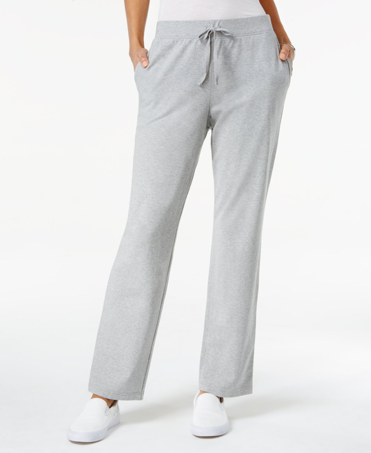 Вязаные брюки большого размера с завязками, созданные для Macy's Karen Scott
