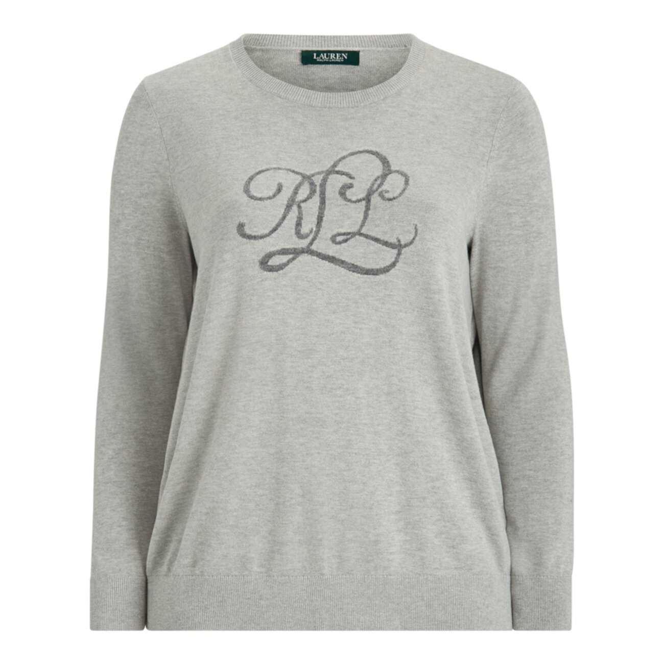 Интарсия-вязать свитер с логотипом Ralph Lauren