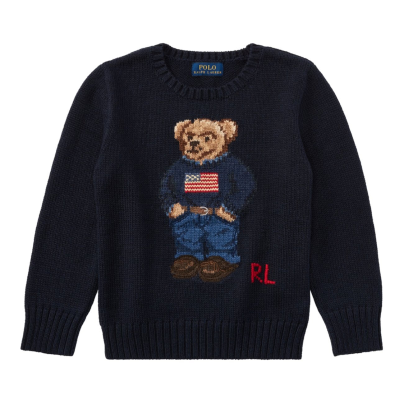 Свитер Polo Bear из хлопка Ralph Lauren