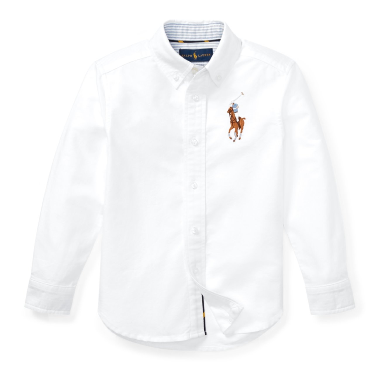 Хлопковая оксфордская рубашка Big Pony Ralph Lauren