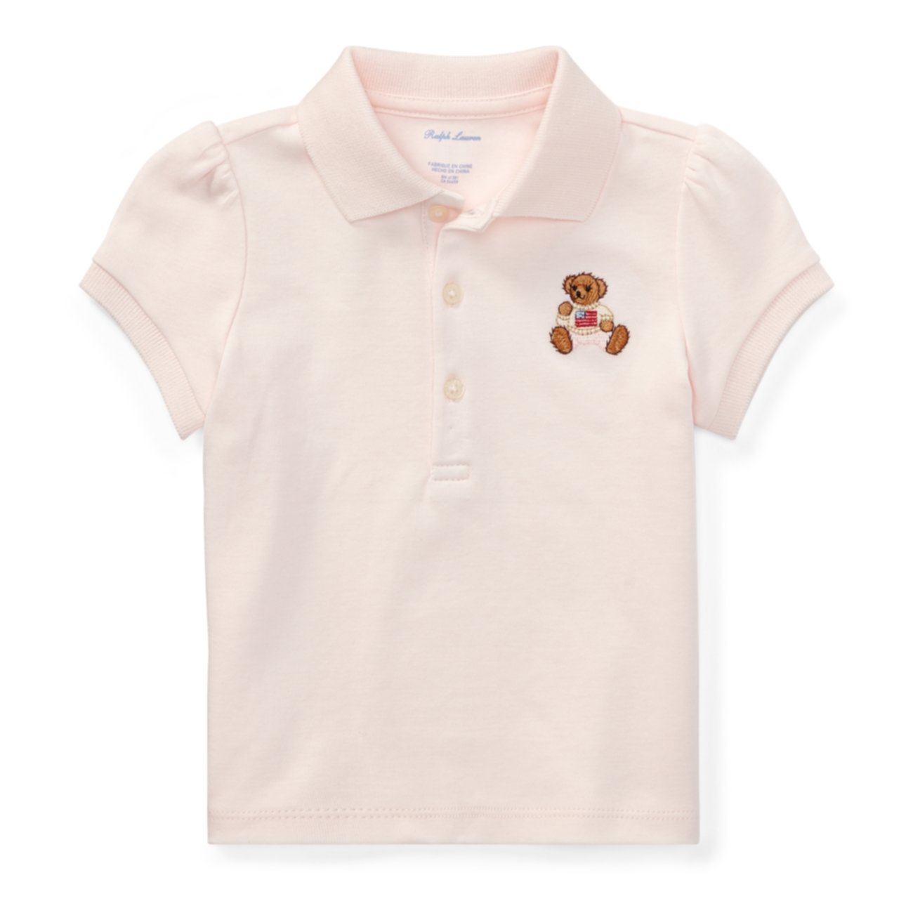 Polo Bear Хлопковая рубашка поло Ralph Lauren