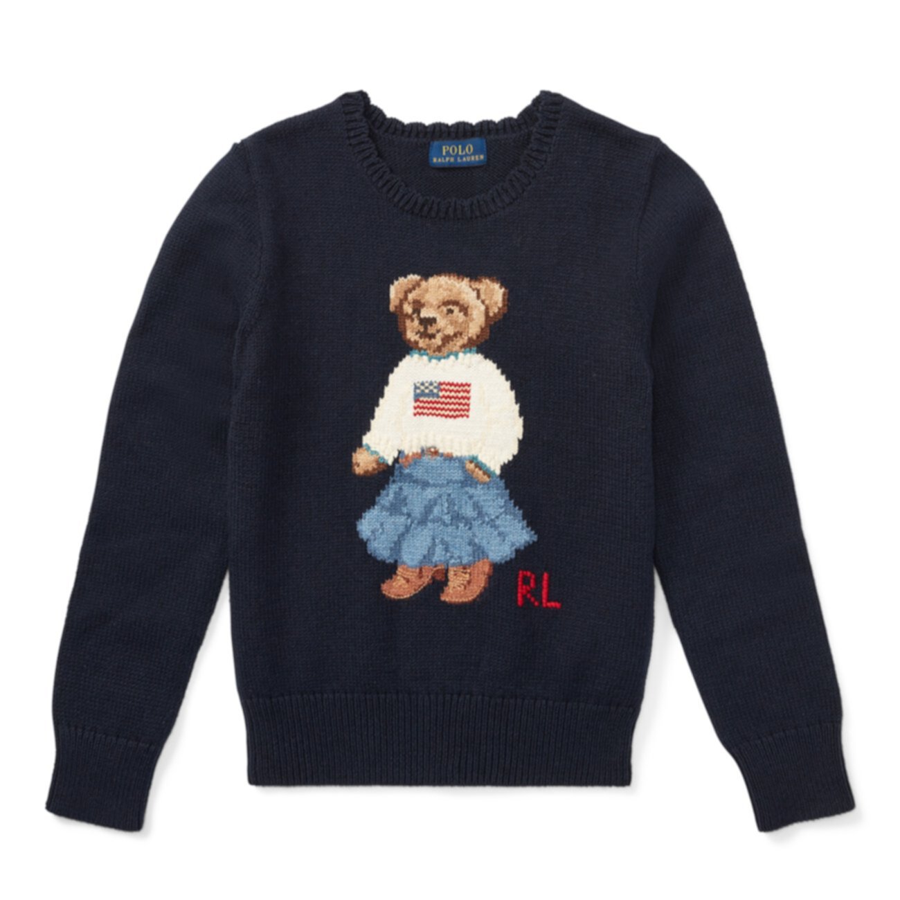 Хлопковый свитер Polo Bear Ralph Lauren