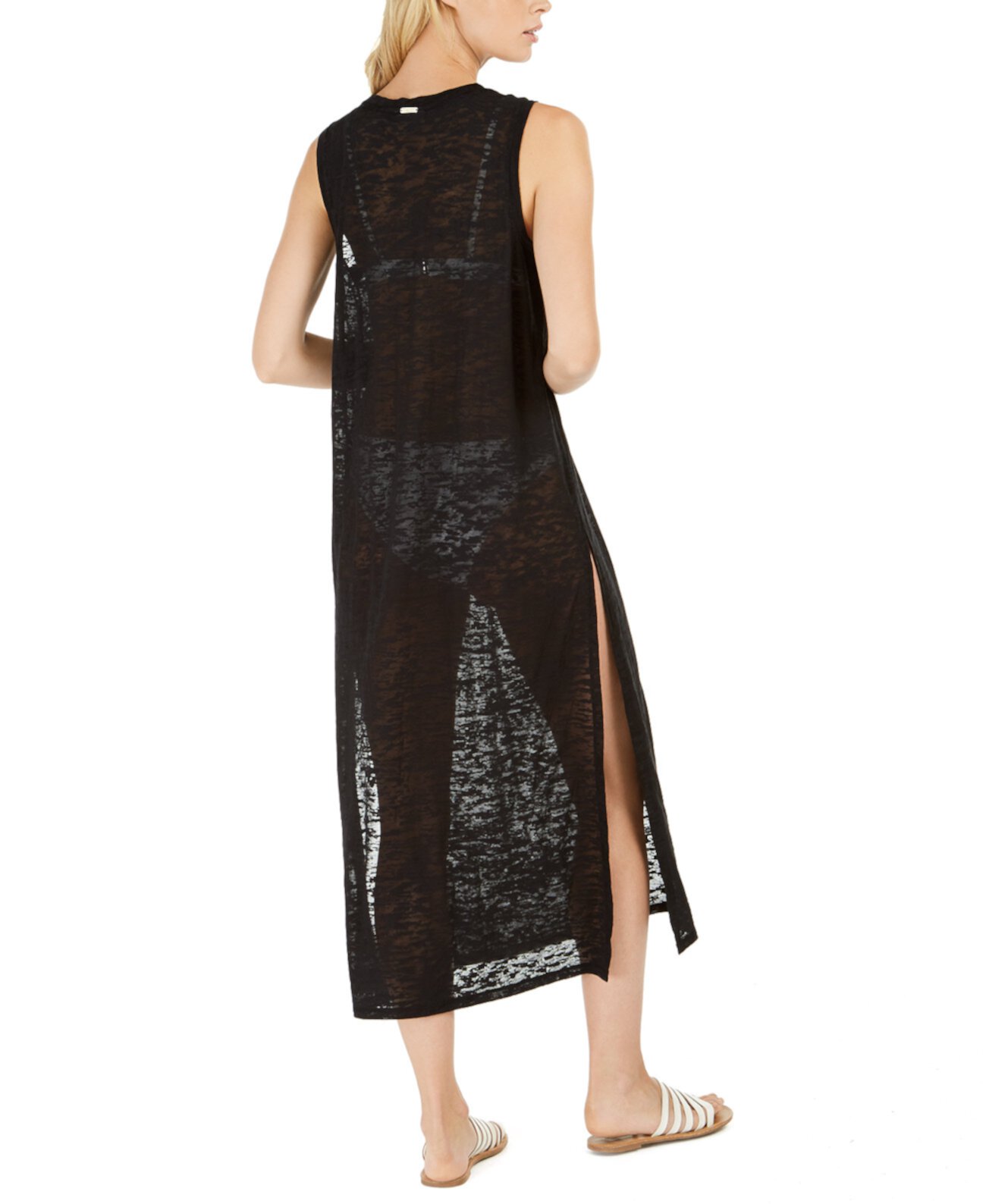 Макси-платье Burnout для плавания, созданное для Macy's Calvin Klein
