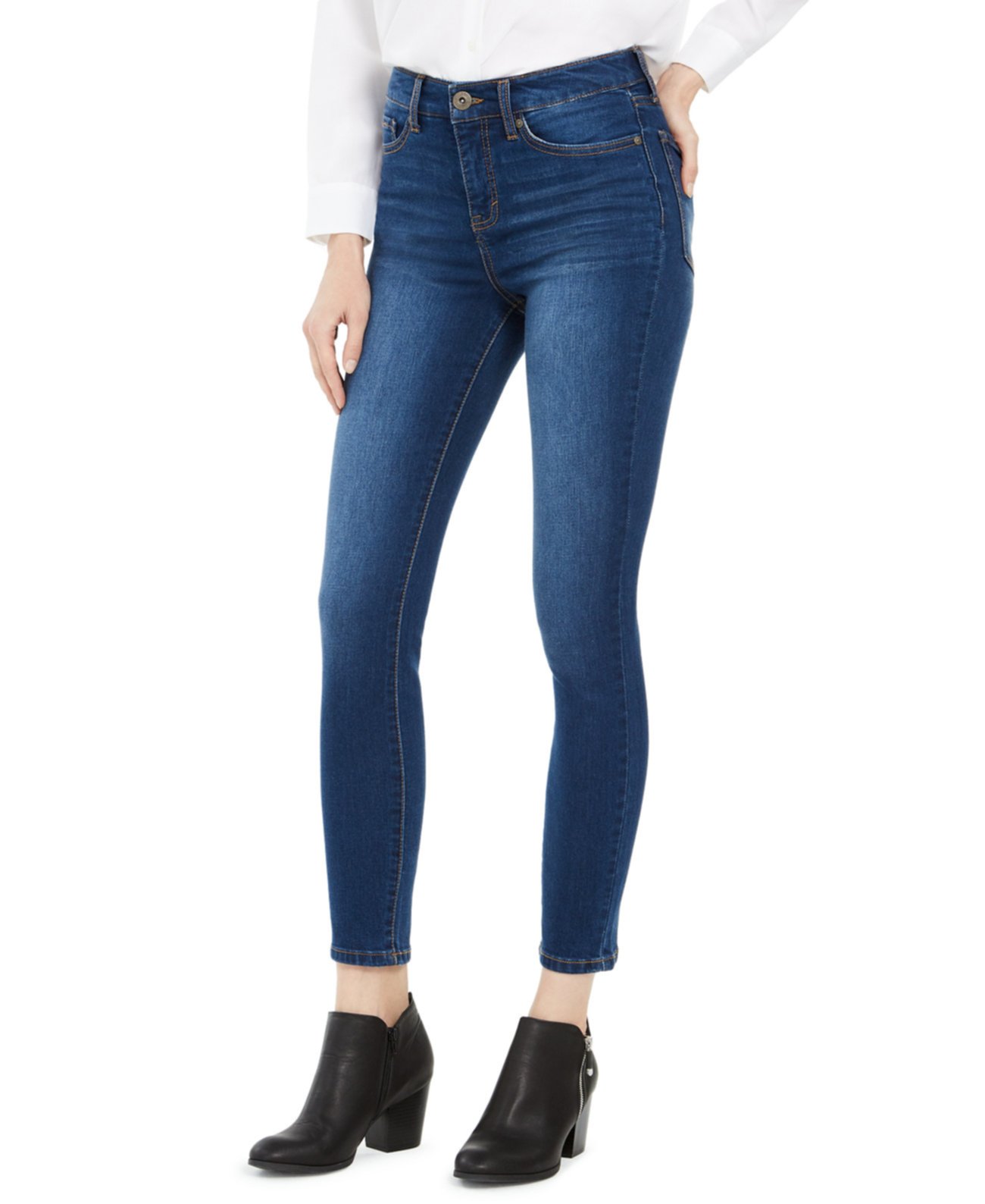 Petite High Rise Ankle Jeans, Created for Macy's Style & Co