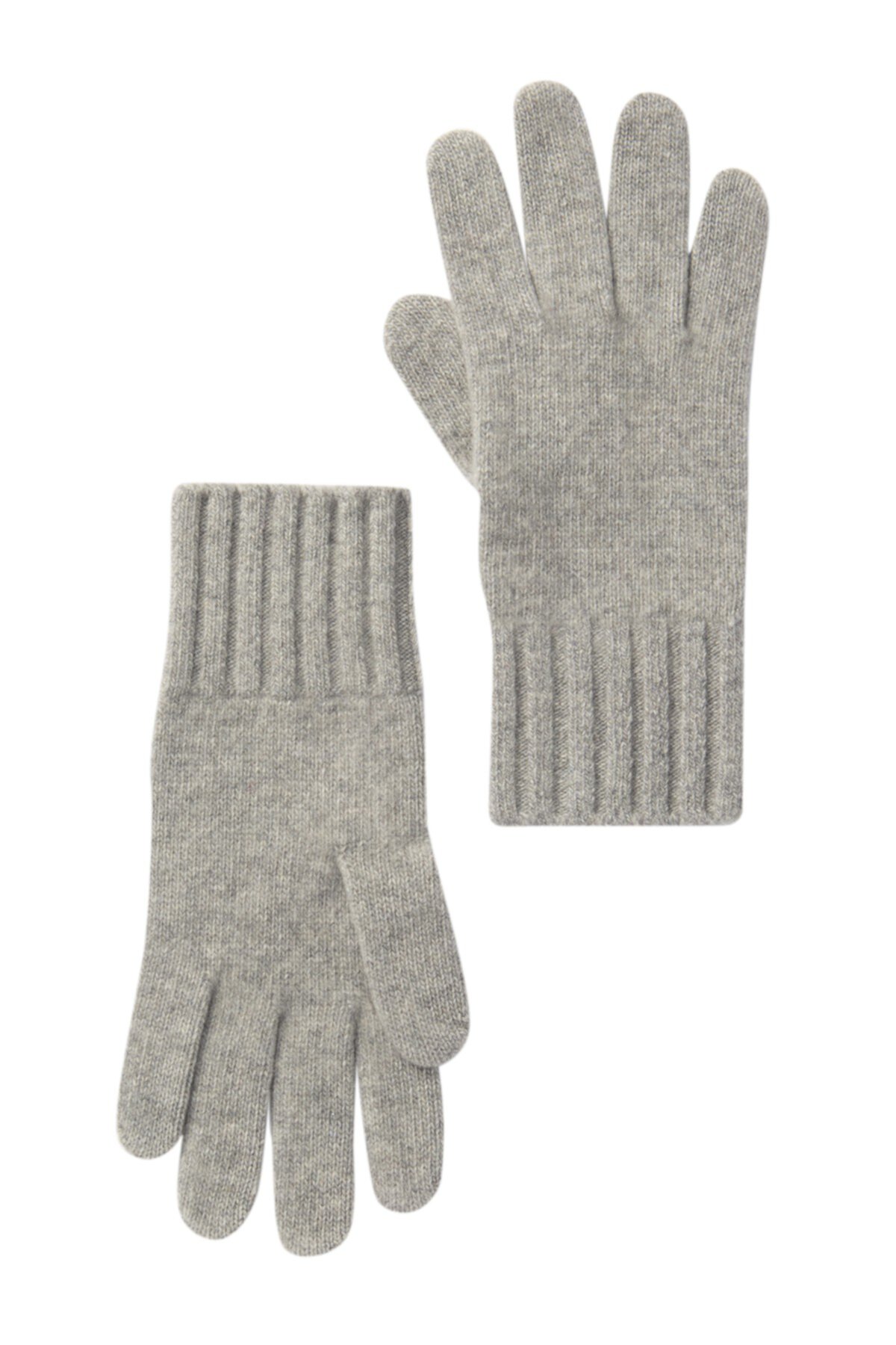 Кашемировые широкие ребристые манжеты перчатки Portolano