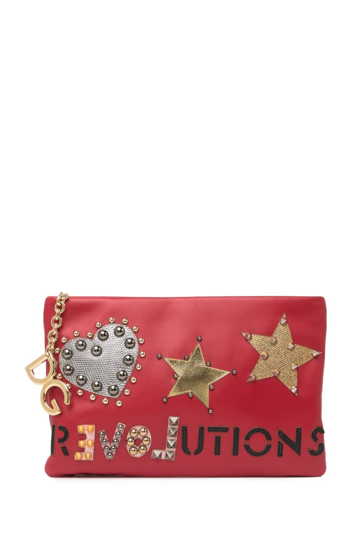 Кожаный клатч Revolutions Dolce & Gabbana