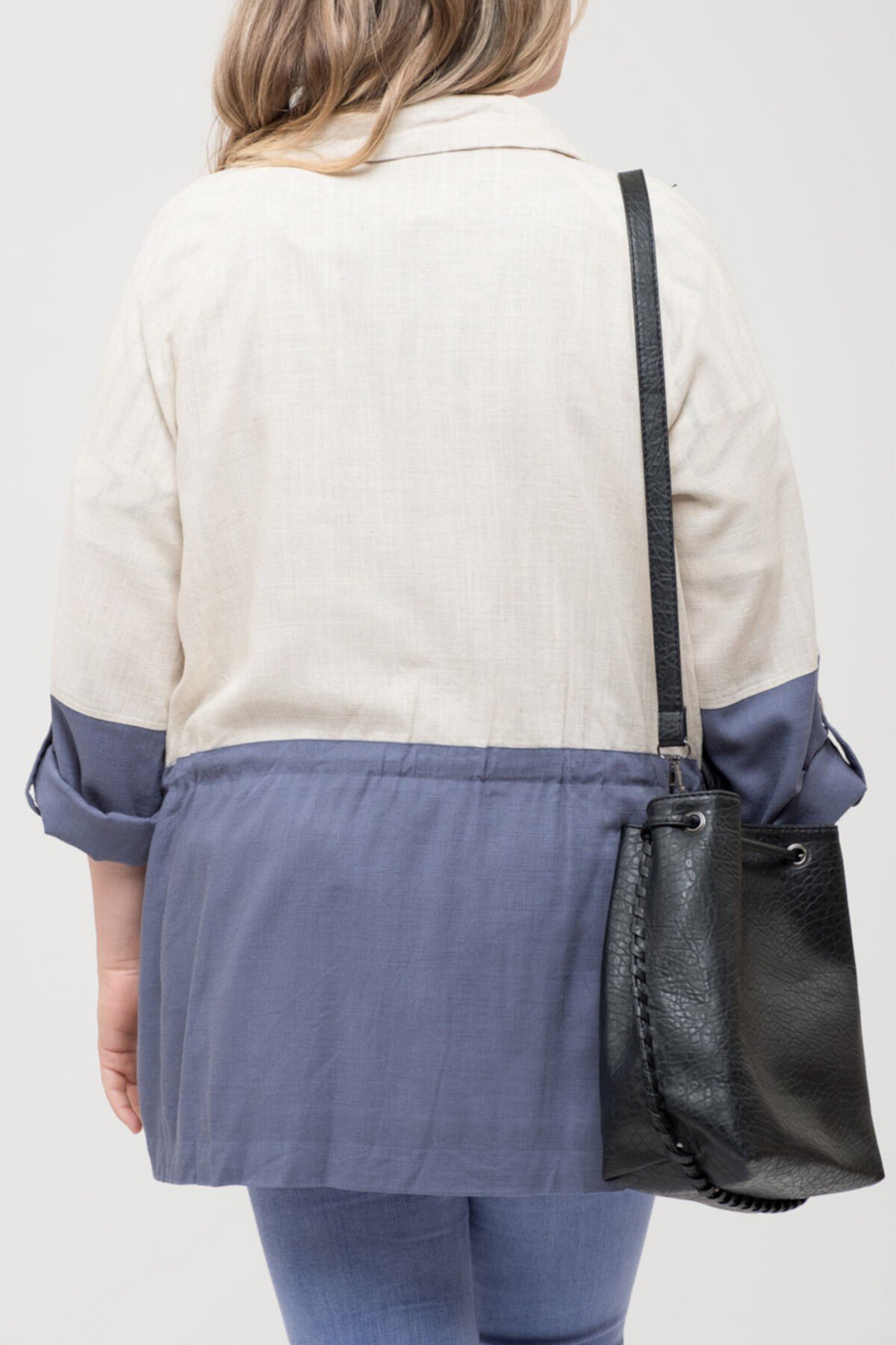 Куртка с длинными подкладками (плюс размер) Perch by Blu Pepper