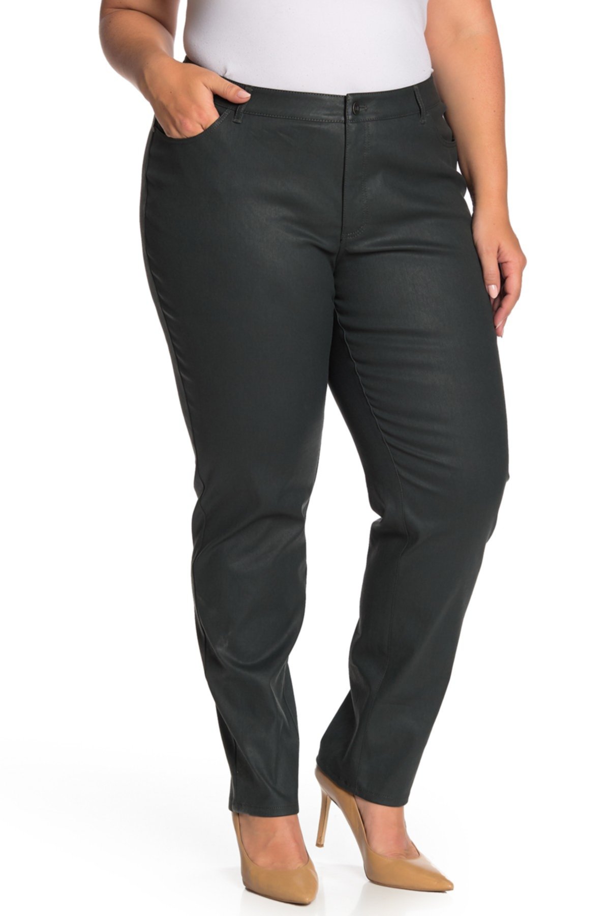 Пышные облегающие джинсы скинни (плюс размер) Lafayette 148 New York
