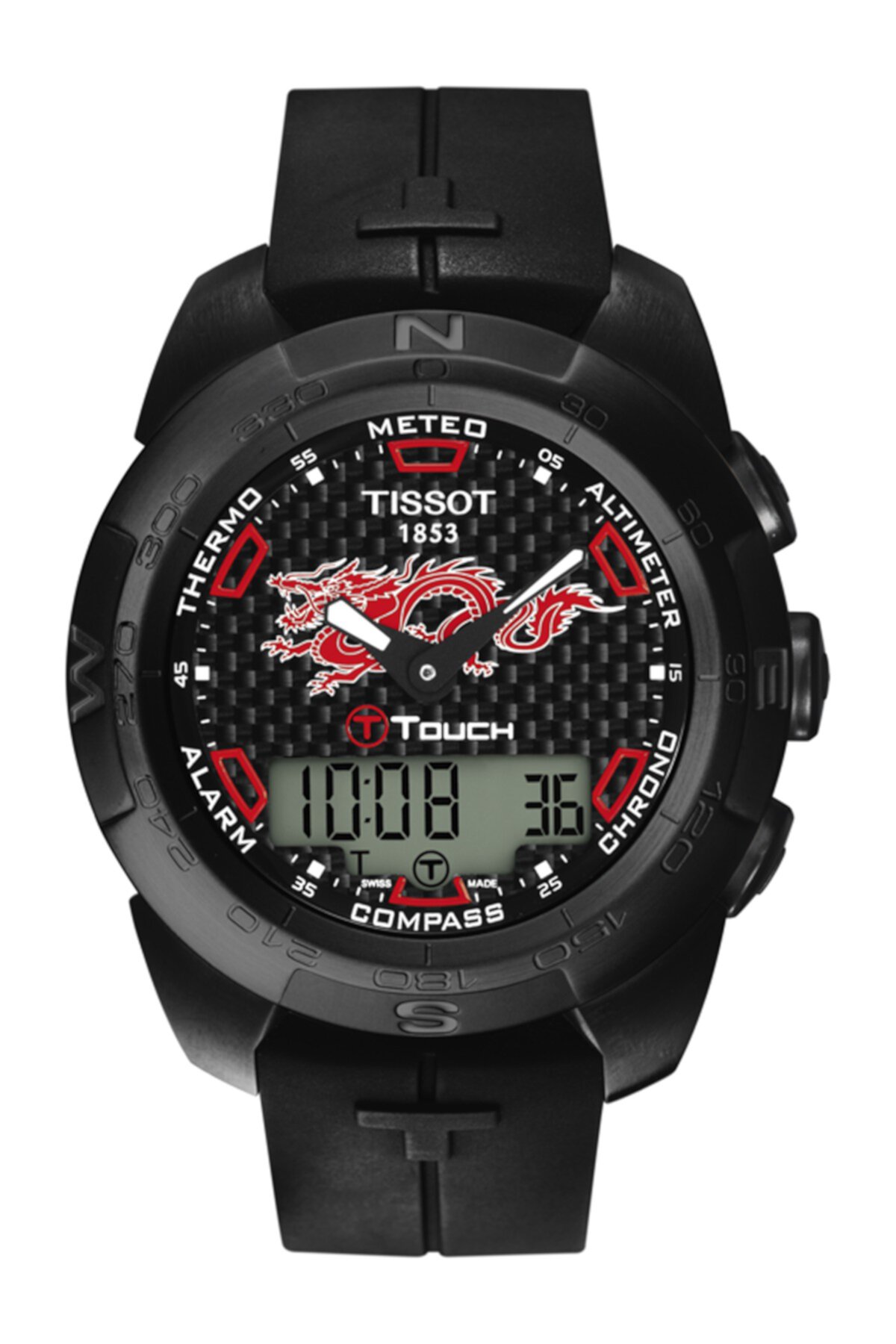 Мужские часы T-Touch Expert Dragon, 43,6 мм Tissot