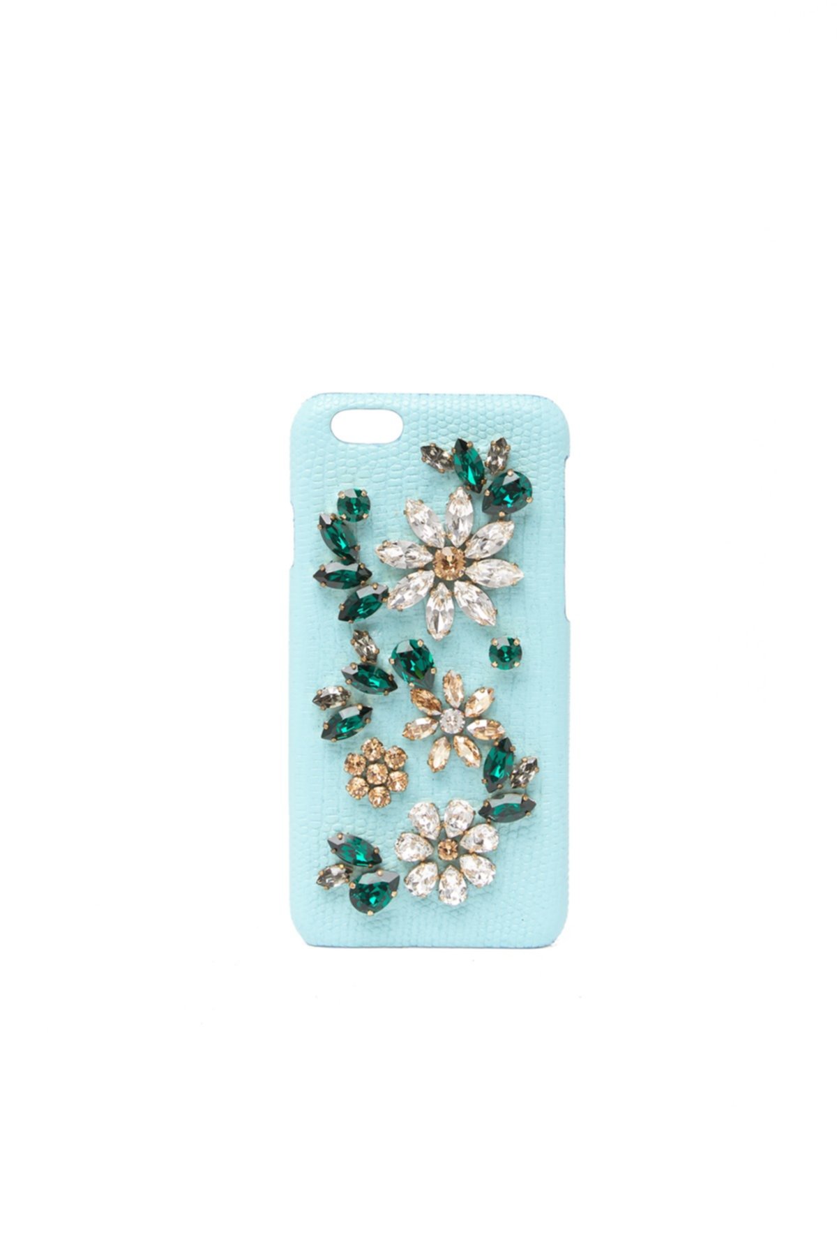 Кожаный чехол для iPhone 6S с тиснением под рептилию Dolce & Gabbana