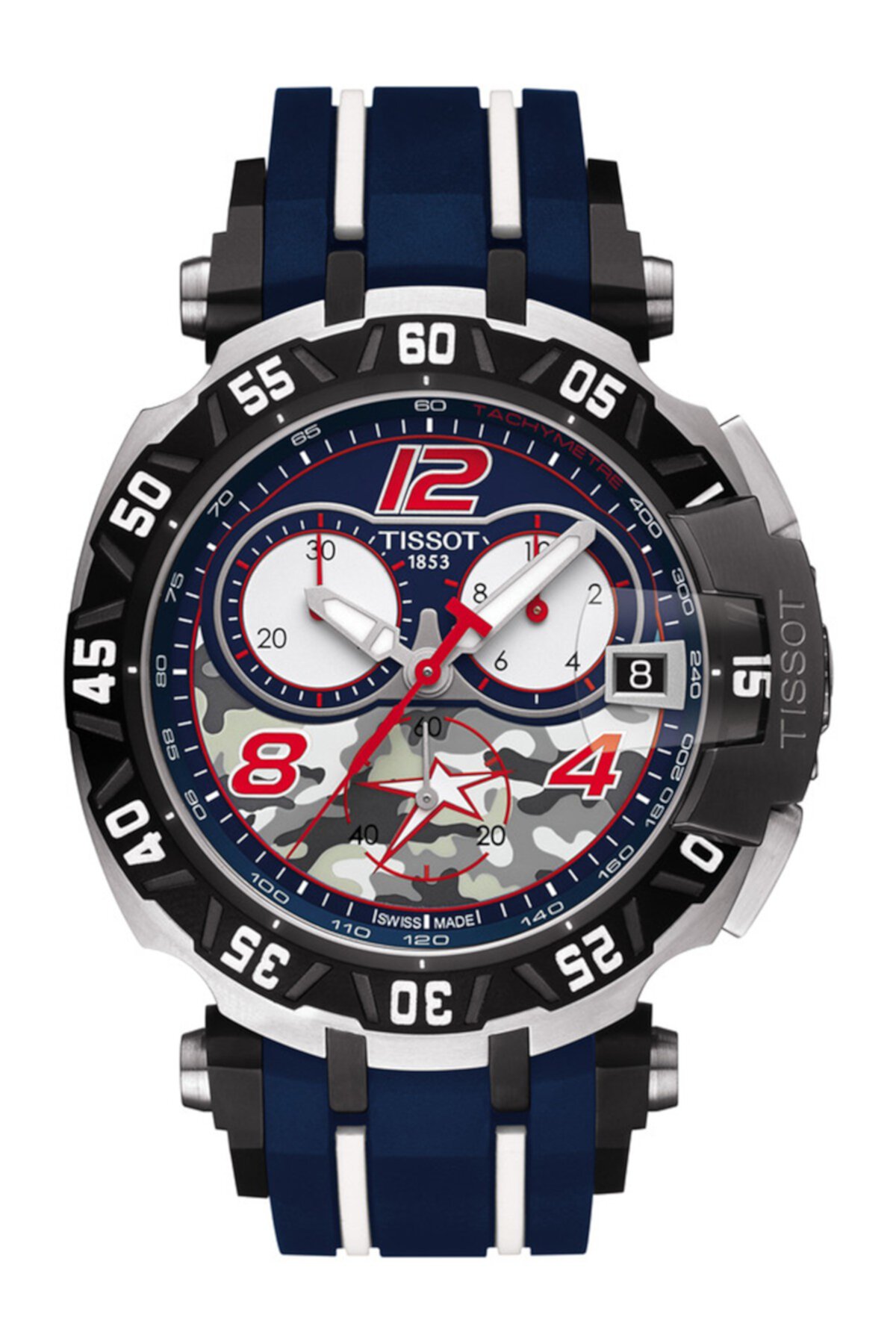 Мужские спортивные часы T-Race, хронограф, 47,2 мм Tissot