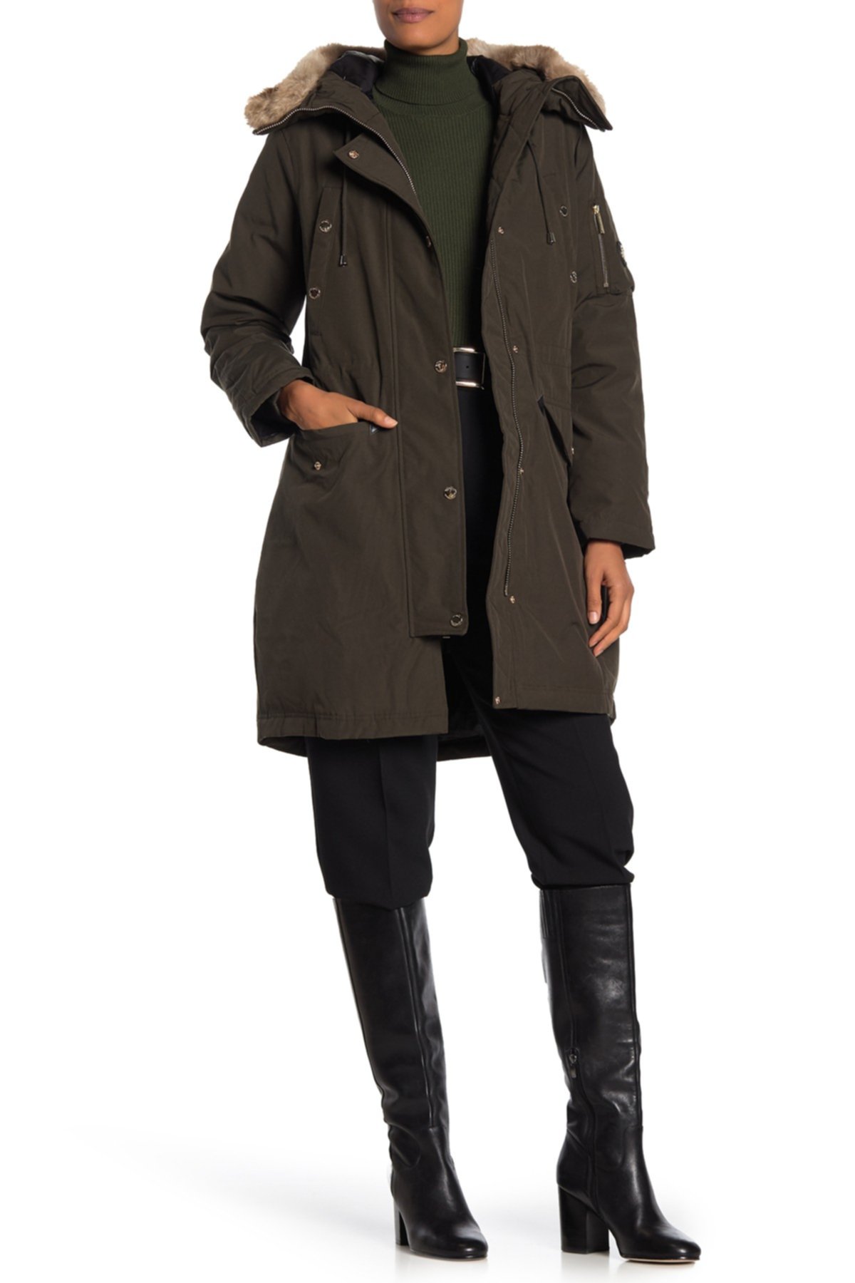 Куртка Missy с отделкой из искусственного меха спереди Michael Kors