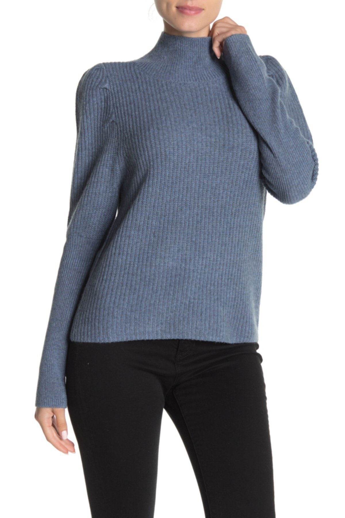 Кашемировый свитер с высокой горловиной Knyt & Lynk