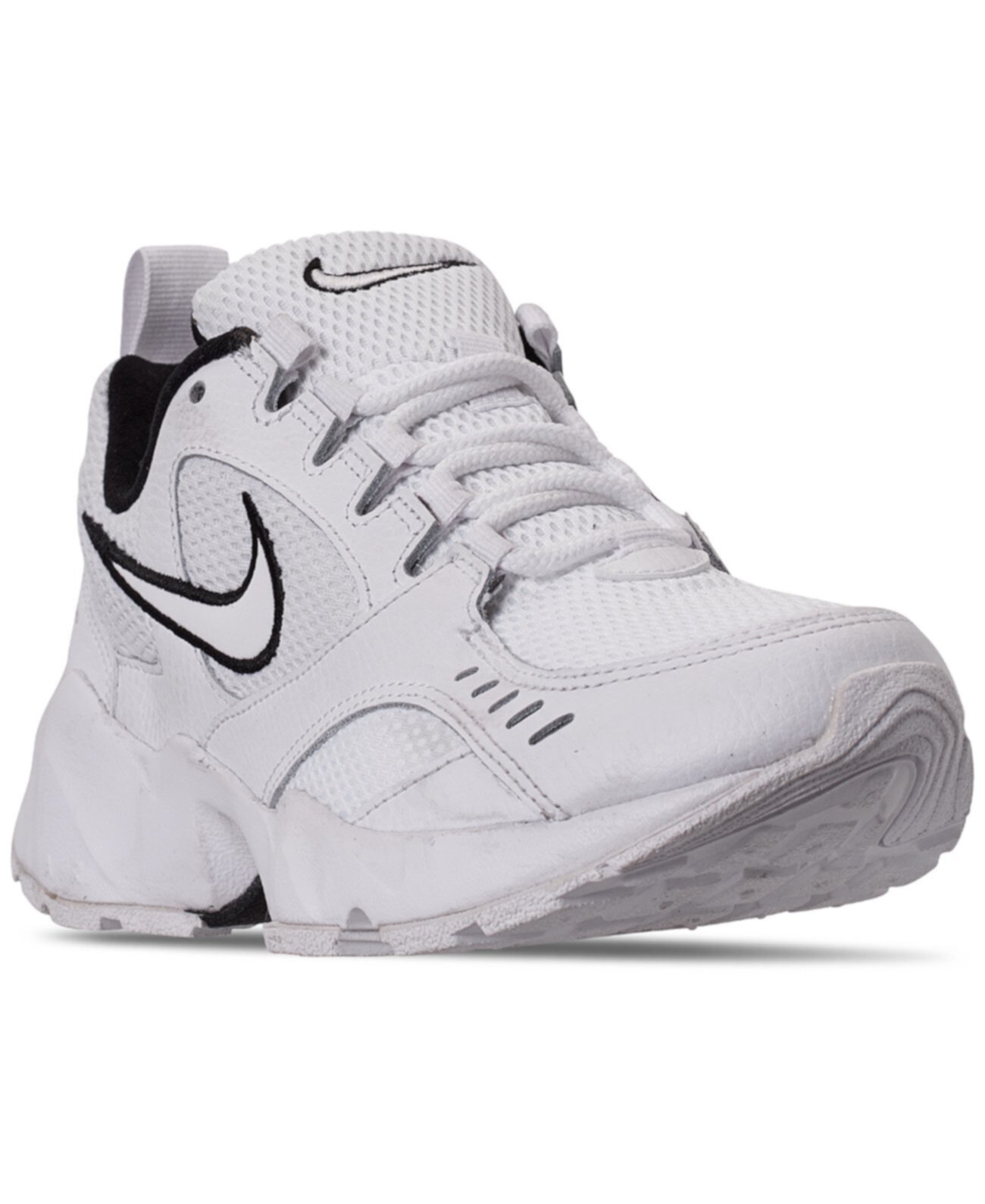 nike air heights all white