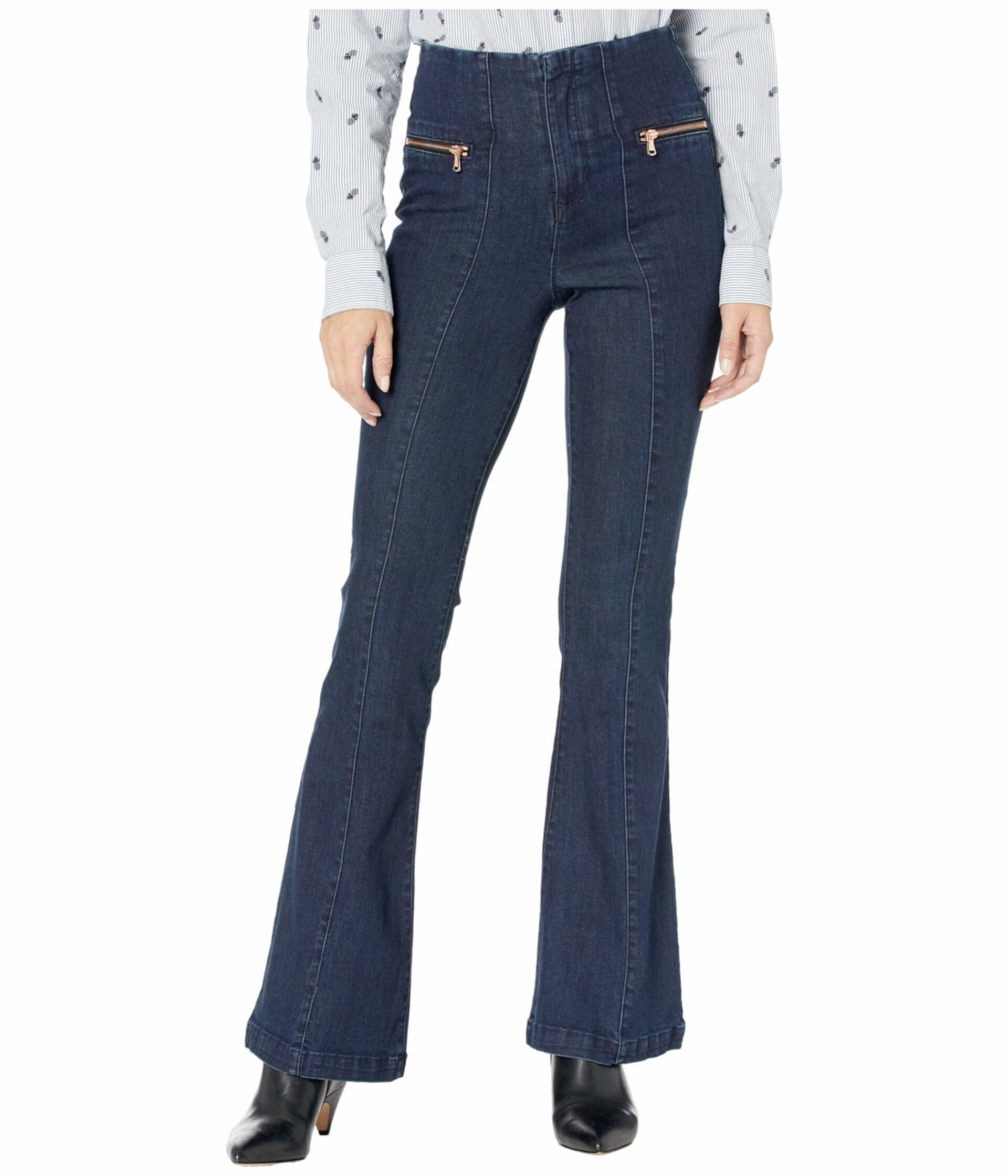 Расклешенные джинсы со швом с высокой посадкой Skinnygirl