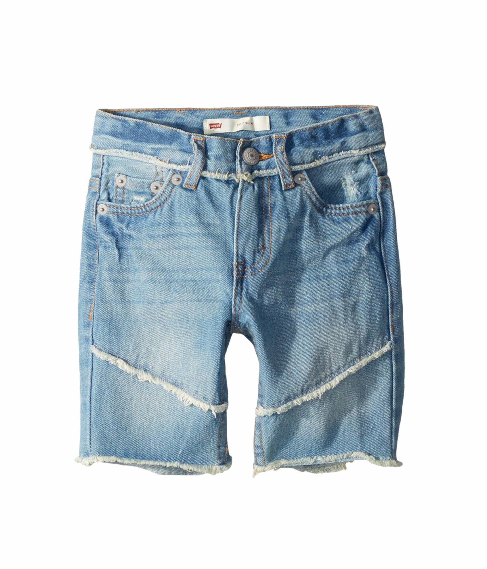 511 Slim Fit джинсовые шорты (маленькие дети) Levi's®