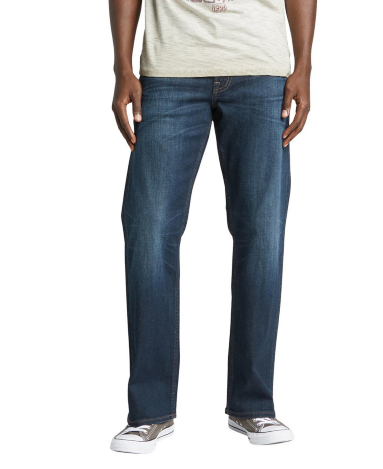 Мужские прямые джинсы Zac Relaxed Fit Silver Jeans Co.