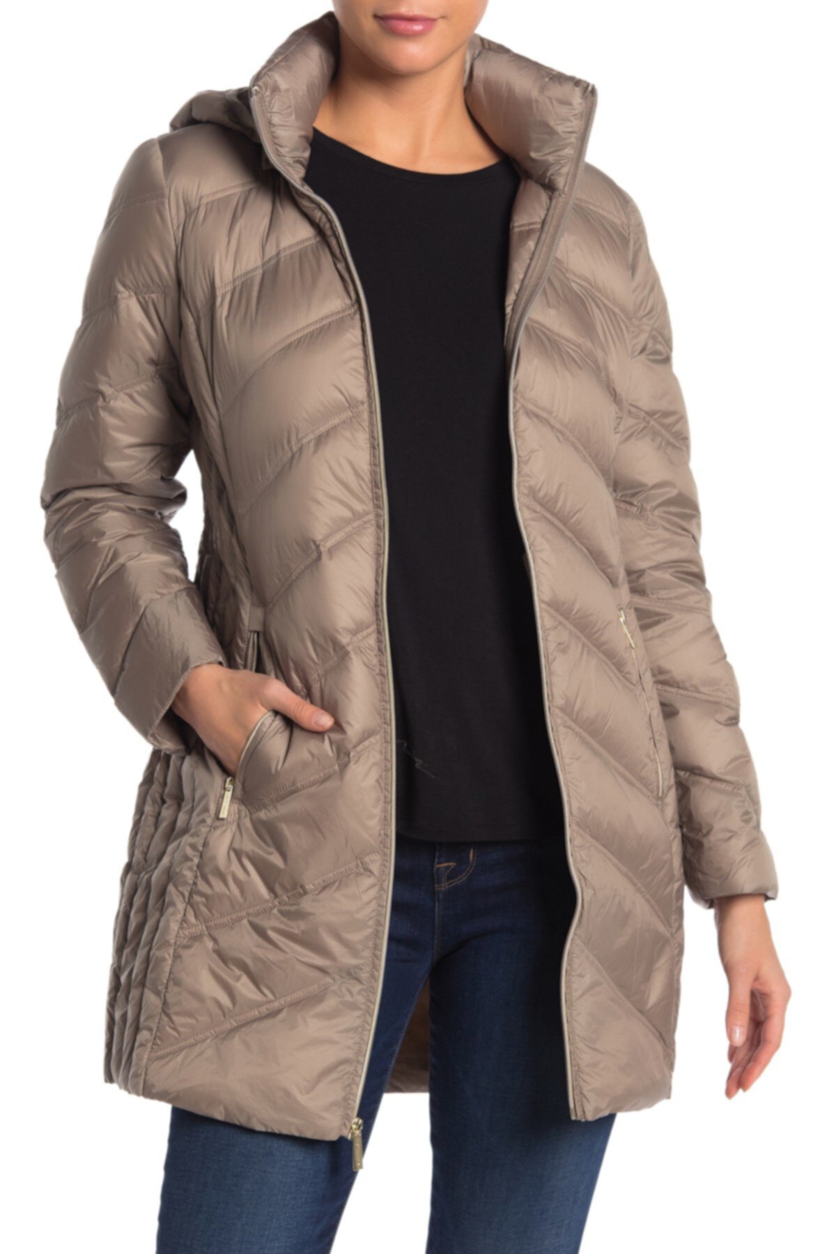 Упаковываемая куртка-пуховик с капюшоном Michael Kors