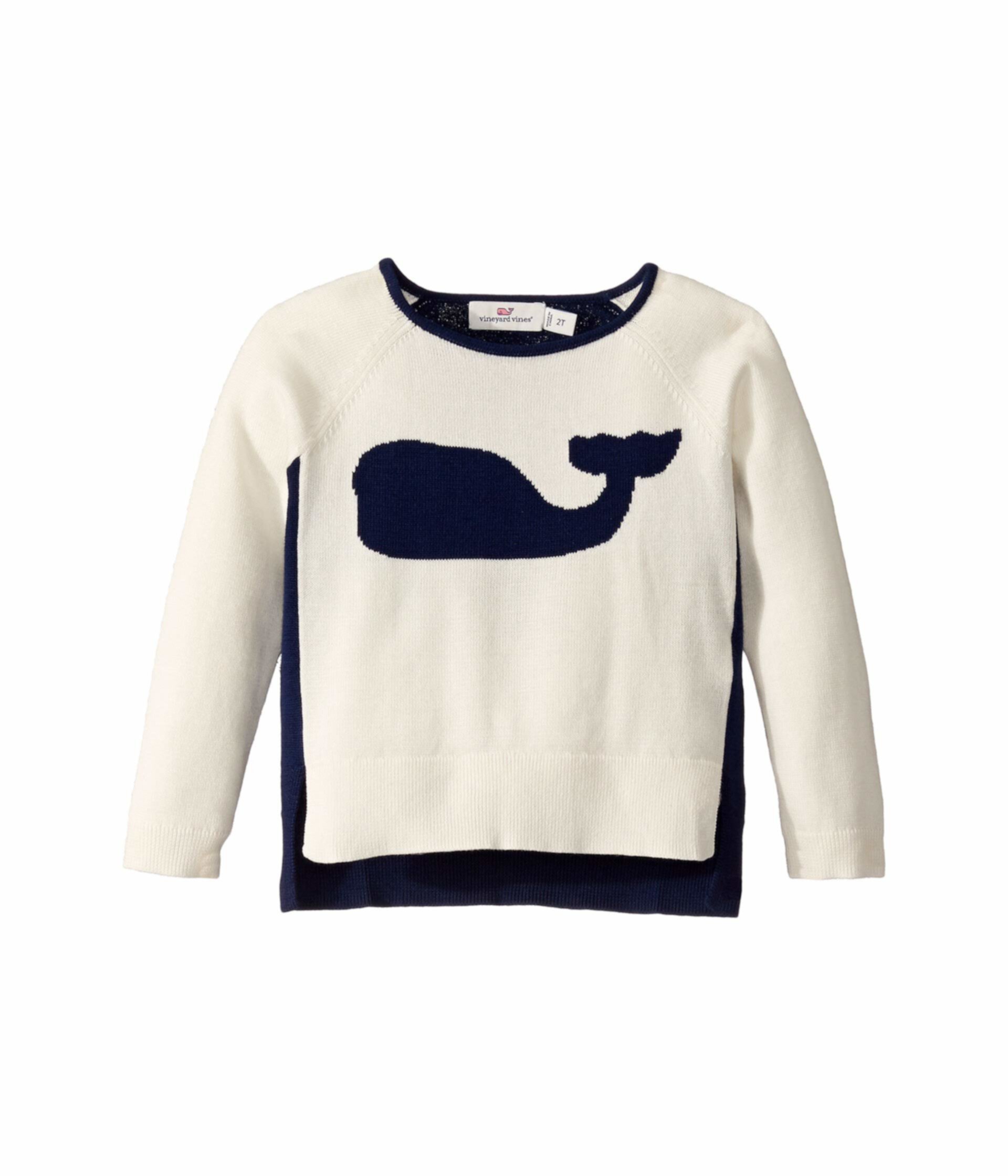 Свитер интарсия с китами Relaxed (для малышей / маленьких детей / больших детей) Vineyard Vines Kids