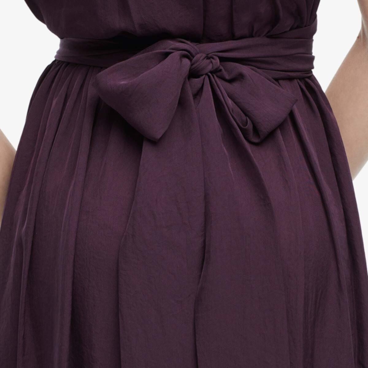 Платье с твилом и V-образным вырезом Jason Wu