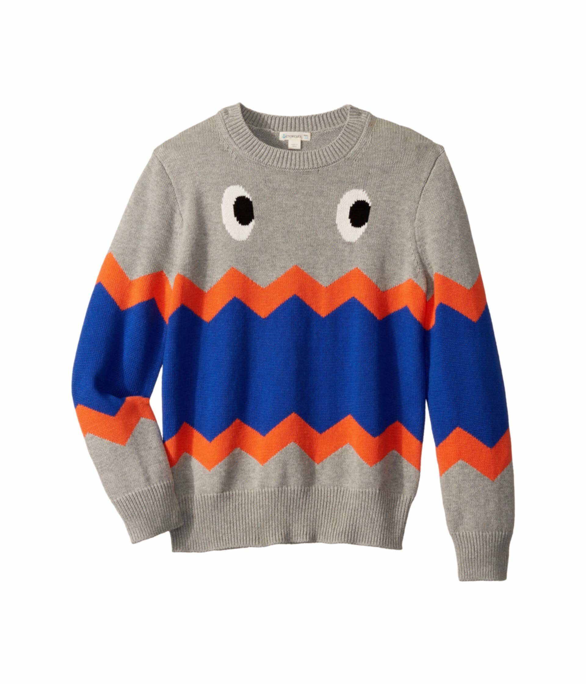 Хлопковый свитер с круглым вырезом Max the Monster (для малышей / маленьких детей / больших детей) J.Crew