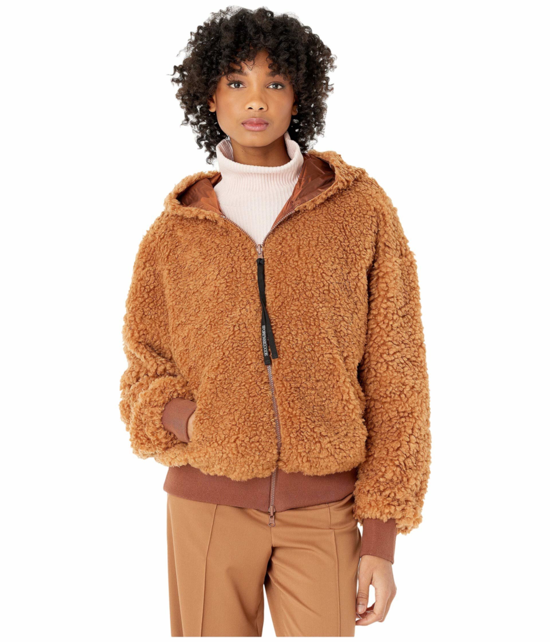 Max Mara Teddy Bomber. Бомбер из меха Тедди. Sportmax куртка Teddy.