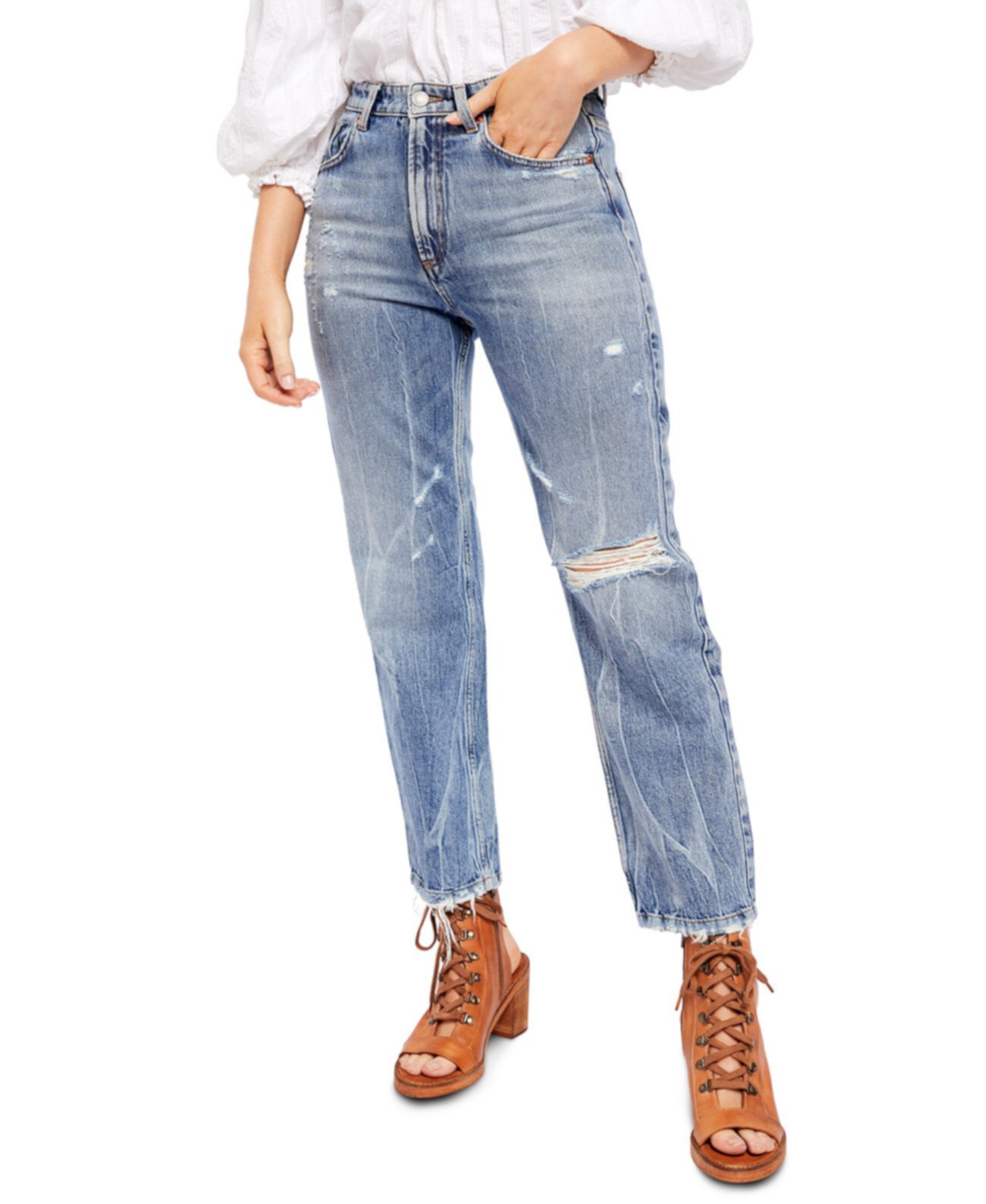 Прямые джинсы Dakota с высокой посадкой Free People