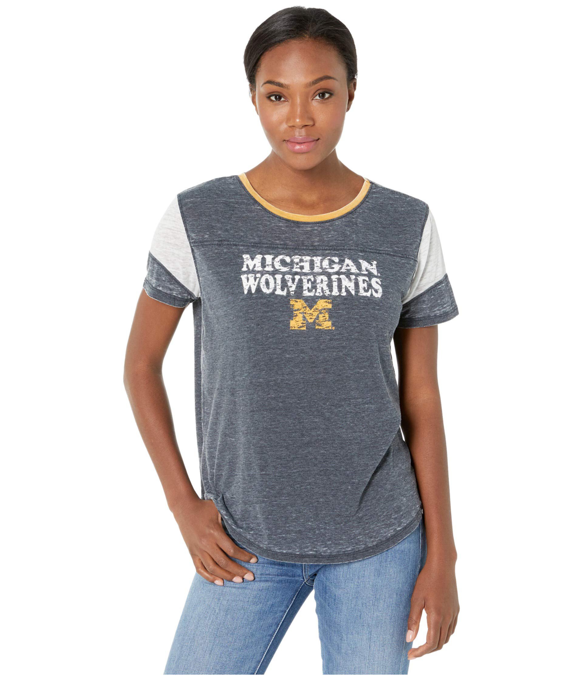 Мичиганская футболка росомахи Fade Out '47 College