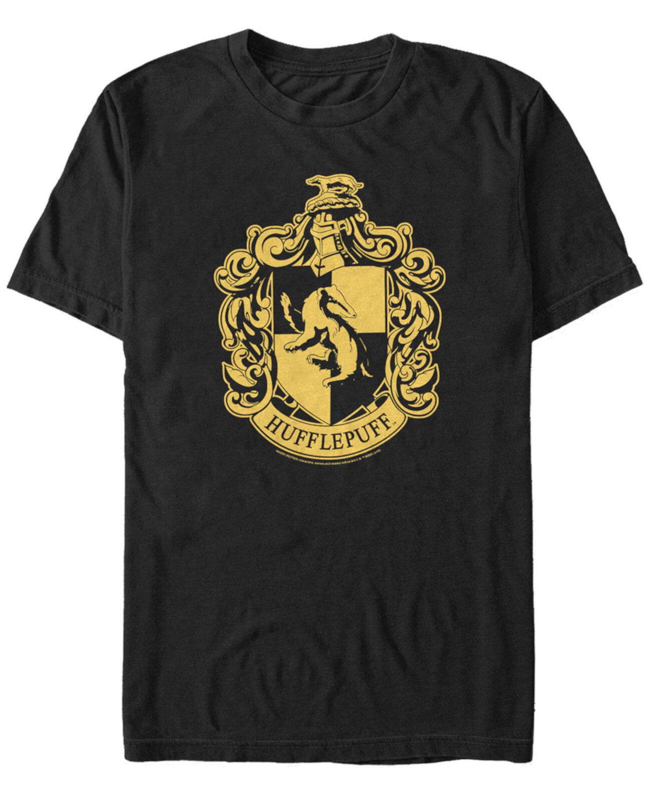 Гарри Поттер Мужская футболка с коротким рукавом с короткими рукавами Hogwarts House Hufflepuff FIFTH SUN
