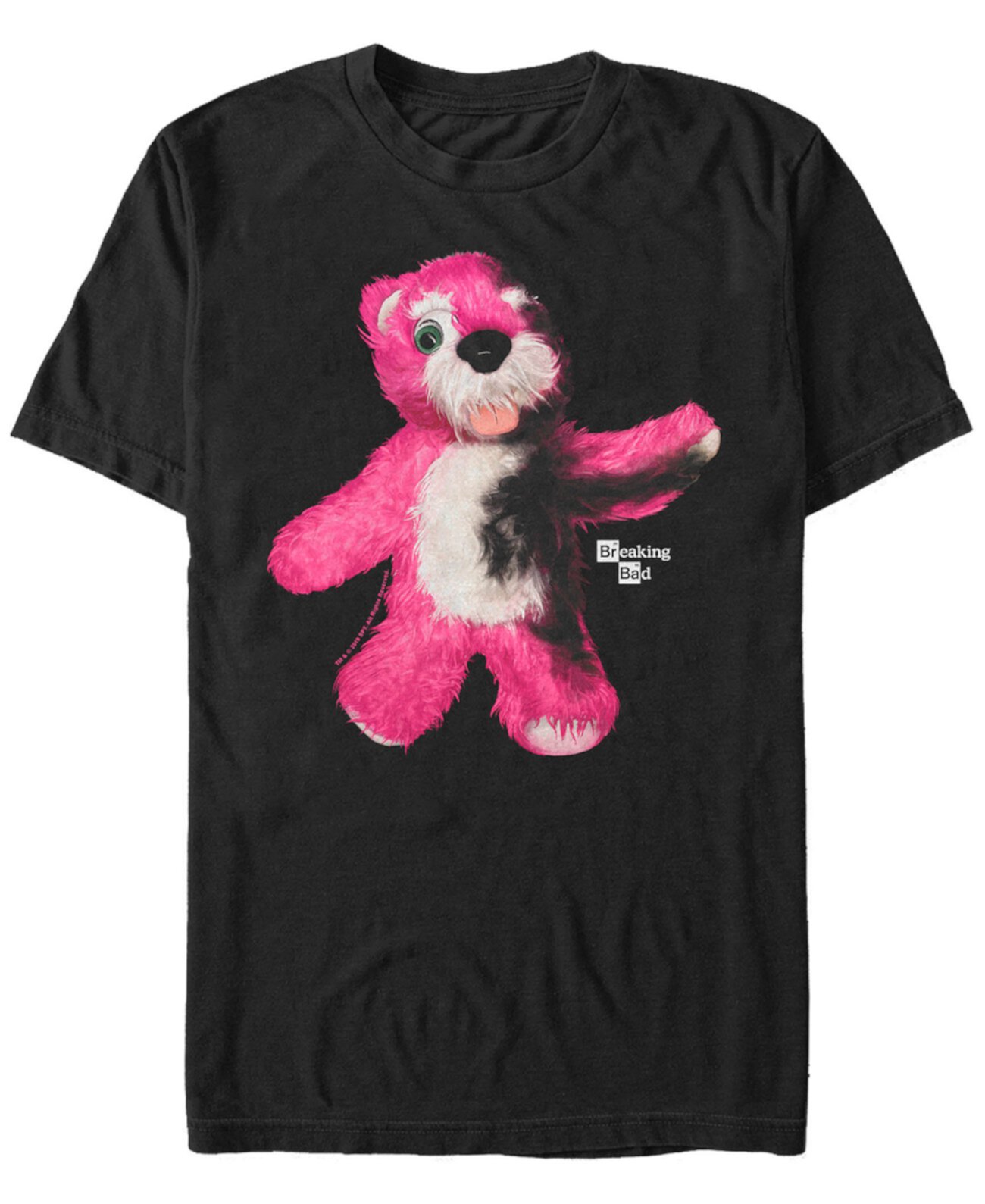Мужская футболка с короткими рукавами и логотипом Burnt Pink Teddy Bear Portrait Logo FIFTH SUN