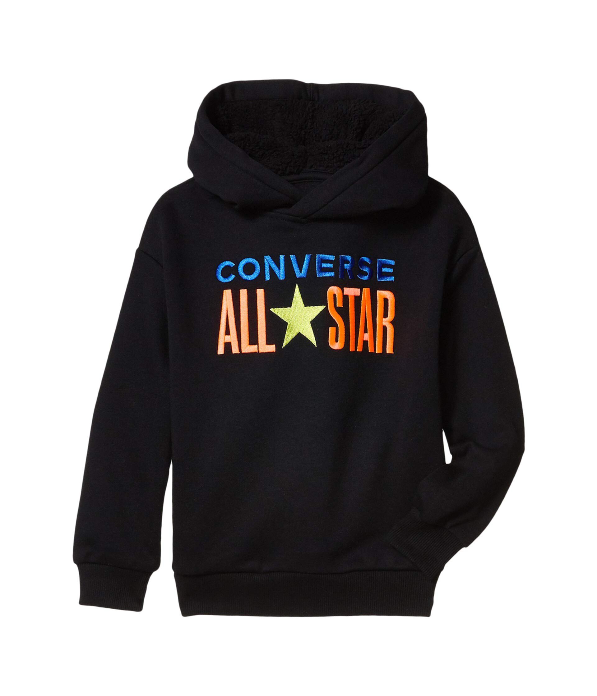 Пуловер с капюшоном All Star Sherpa (Little Kids) Converse Kids
