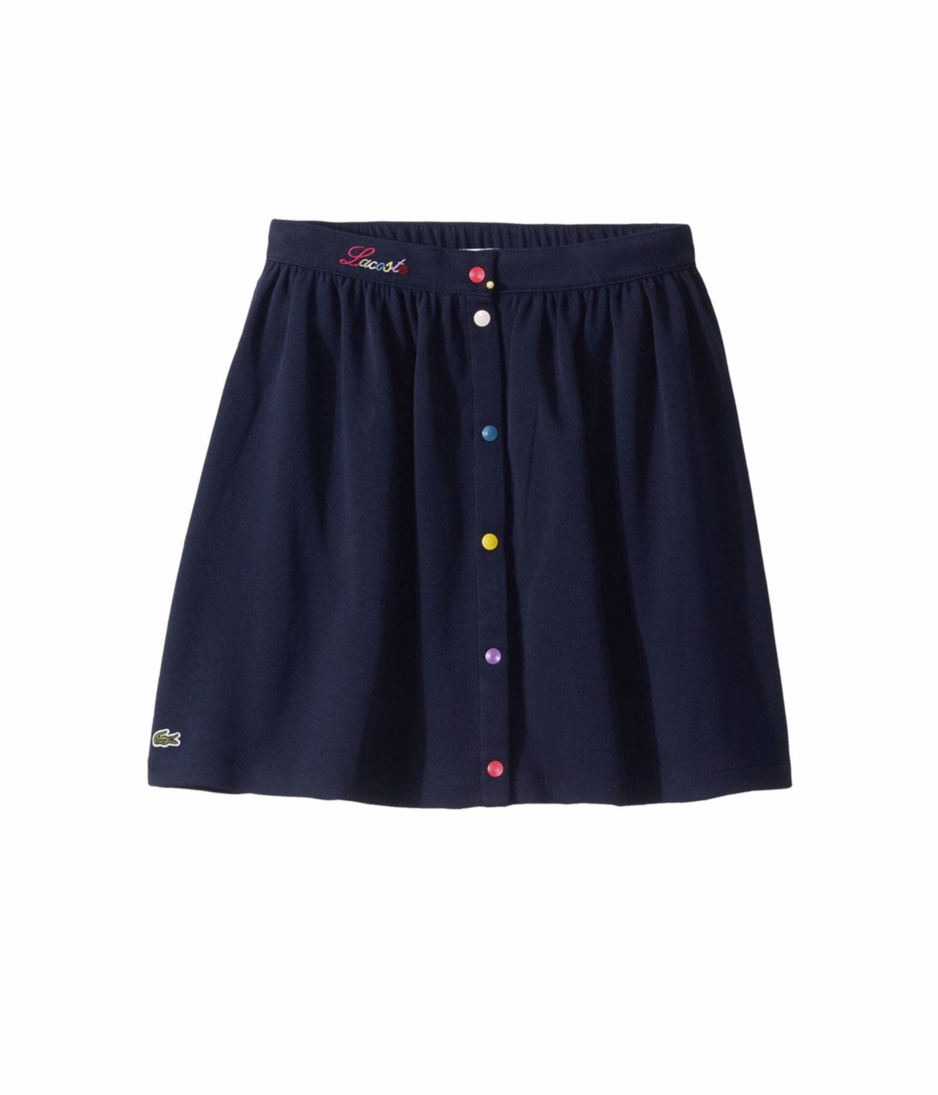 Разноцветная юбка на пуговицах (для малышей / маленьких детей / больших детей) Lacoste Kids