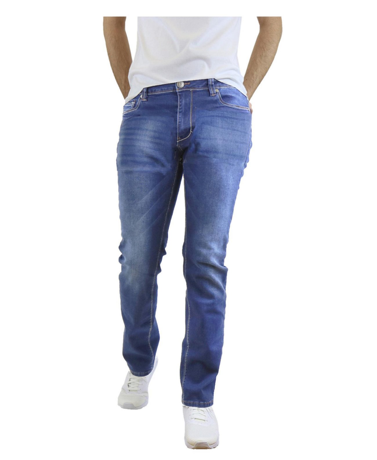 Мужские эластичные джинсы с прямыми ногами Galaxy By Harvic