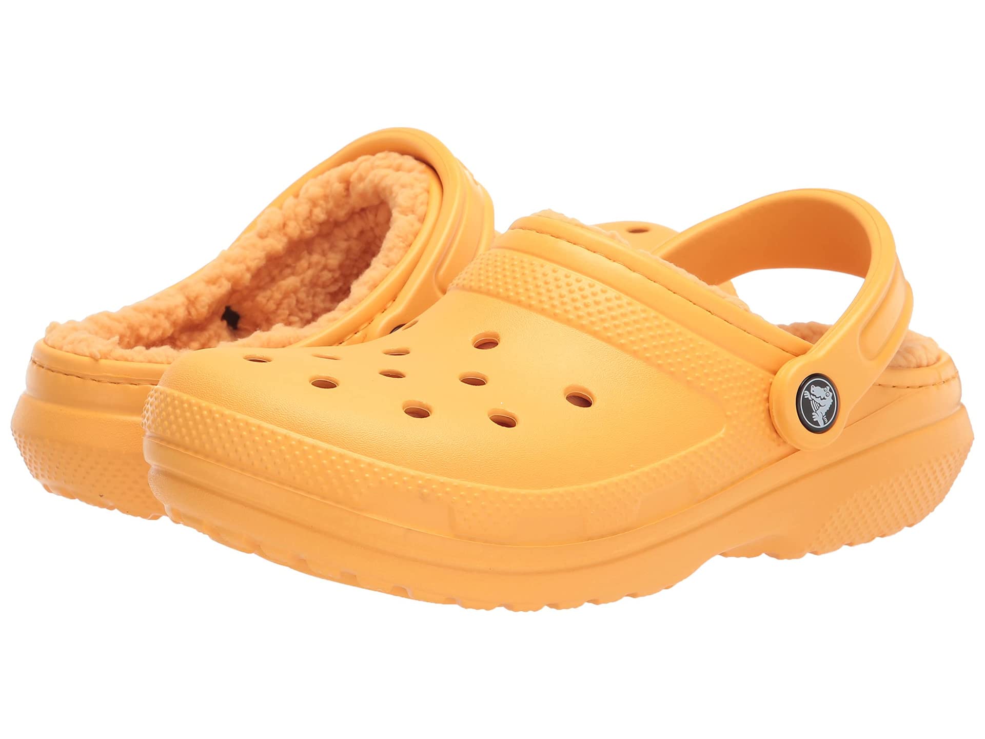 Классические тапочки Crocs Lined Clog с искусственным мехом и легким EVA для комфорта Crocs