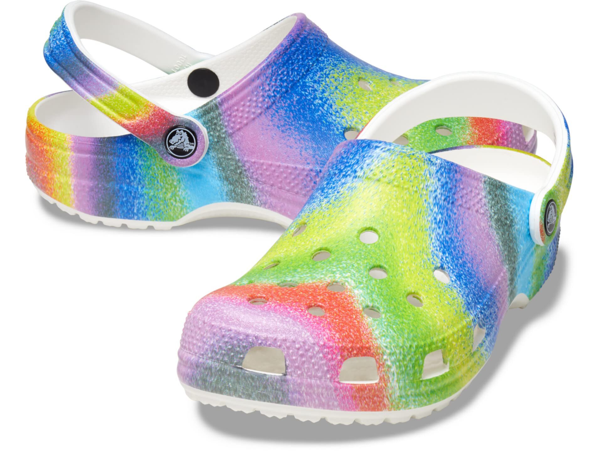 Классический Tie-Dye Графический Сабо Crocs