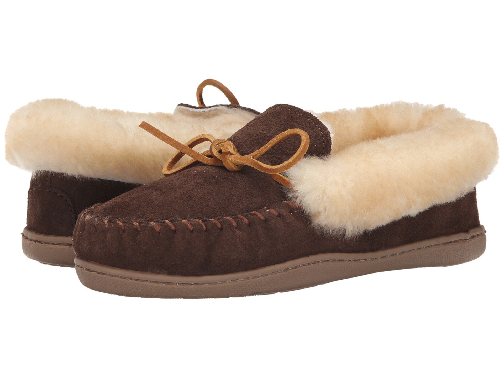 Мокасины Minnetonka Alpine Sheepskin: овечья шерсть, удобная стелька, стильный дизайн Minnetonka