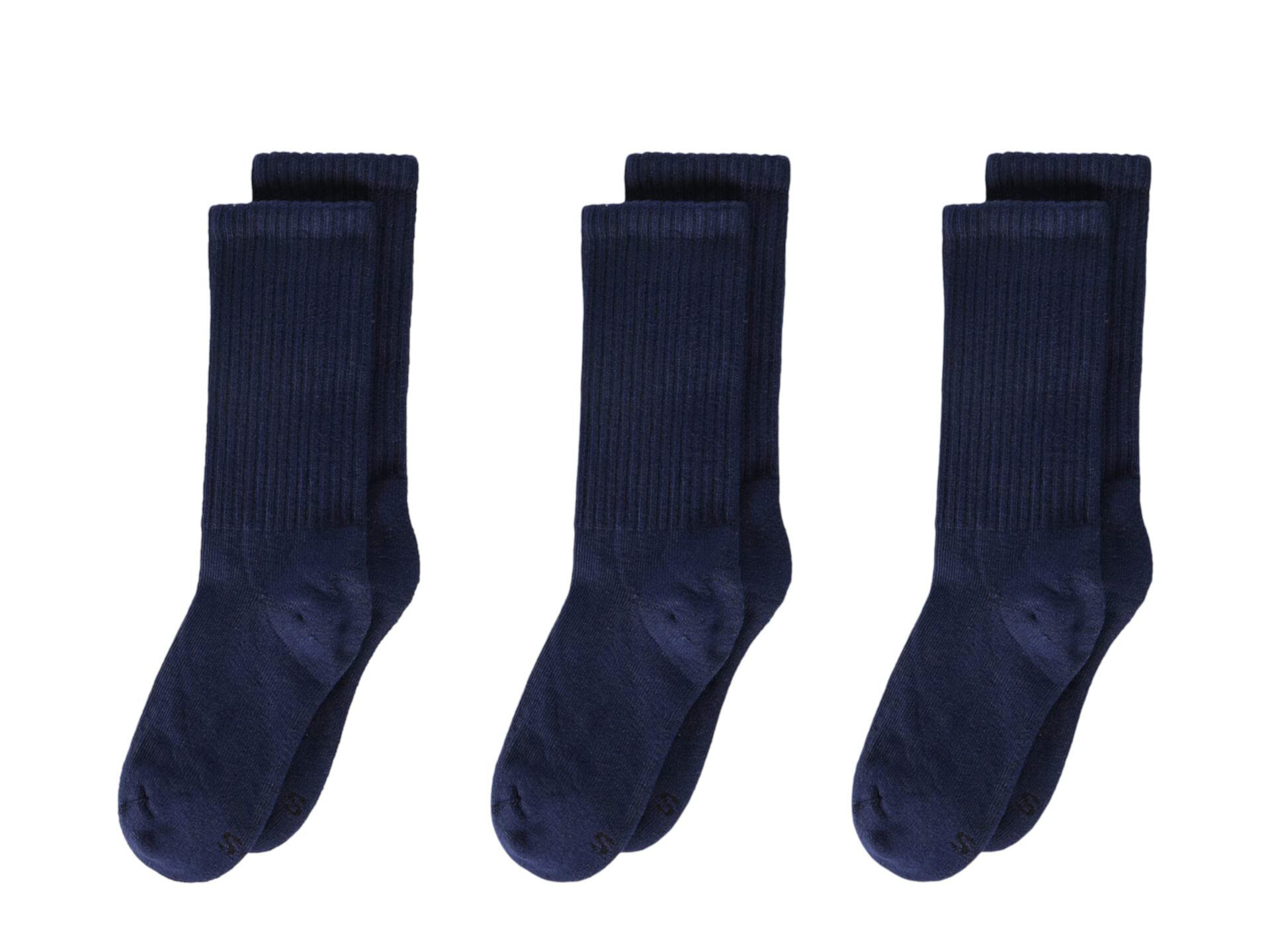 Набор из 3 бесшовных спортивных половинных подушек (для малышей / маленьких детей / больших детей / взрослых) Jefferies Socks