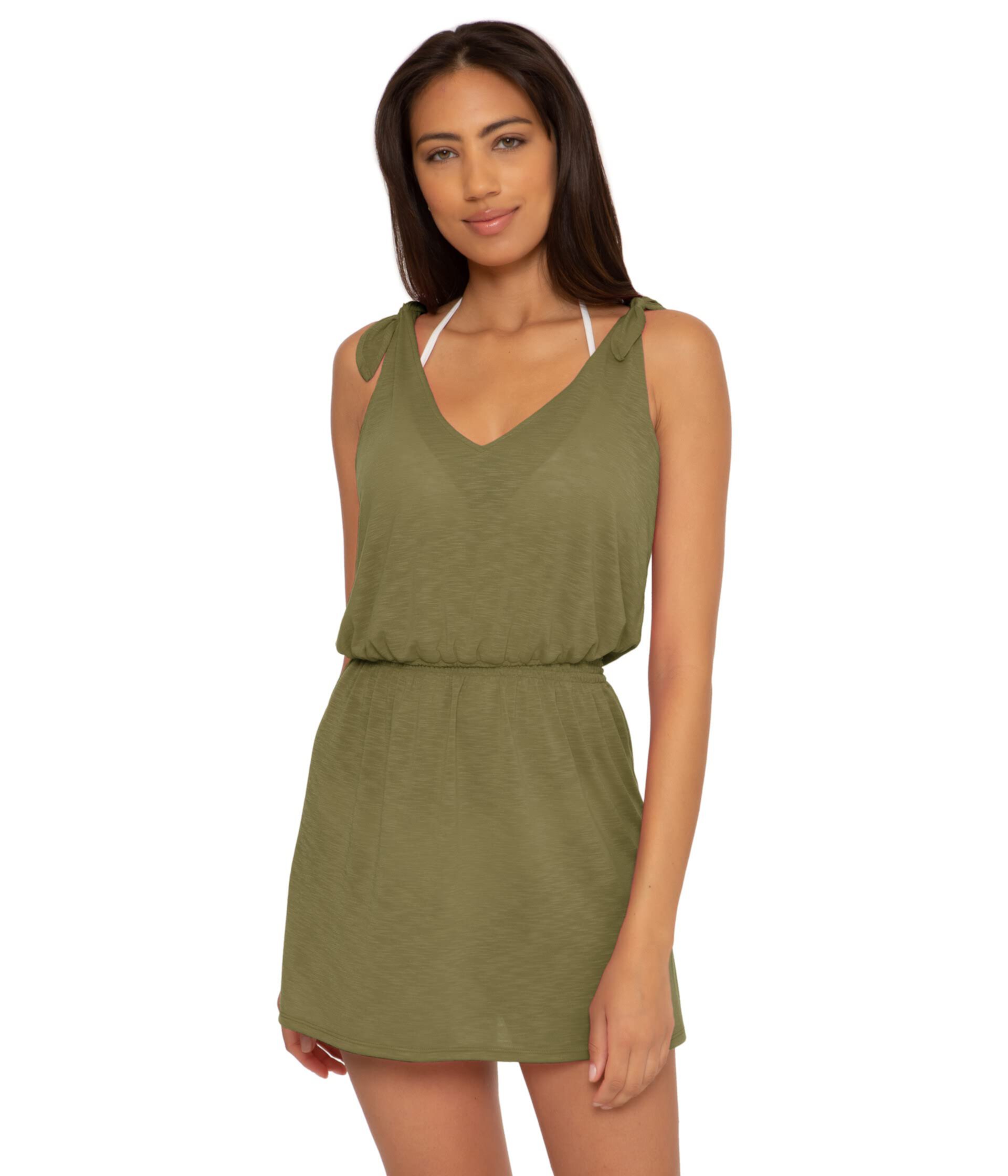 Breezy Basics Tie Shoulder Dress Cover-Up Becca