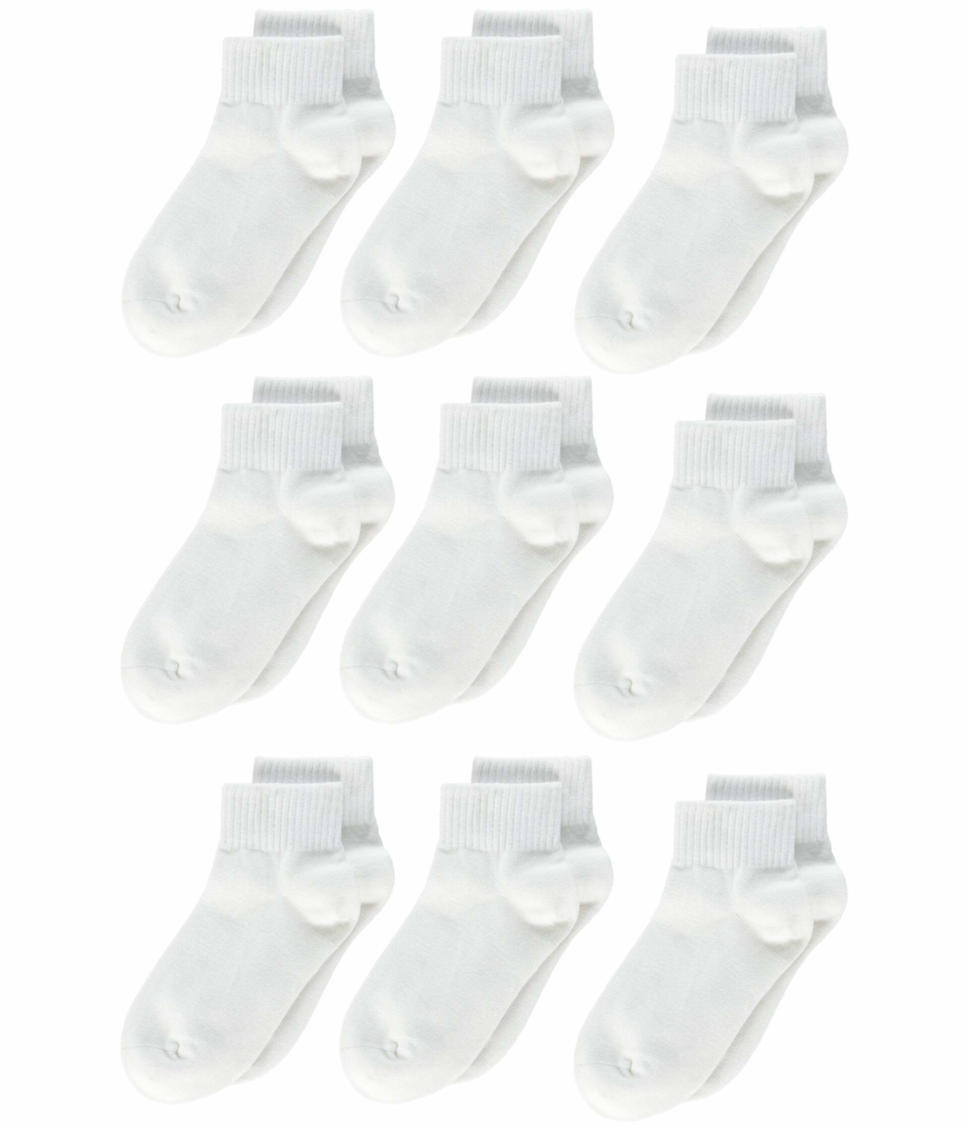 Набор из 9 бесшовных без подушек (для младенцев / малышей / маленьких детей / больших детей / взрослых) Jefferies Socks
