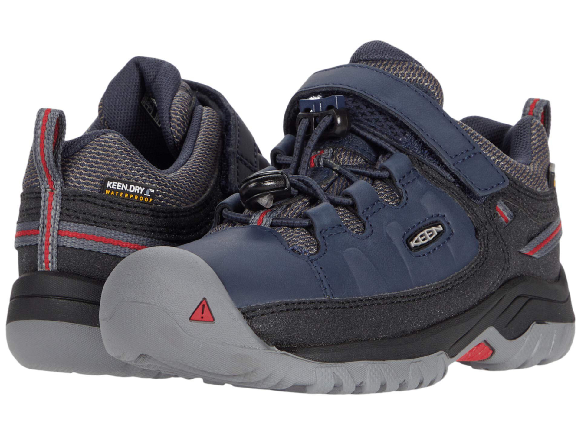 Кроссовки Keen Kids Targhee Low WP для малышей с водонепроницаемой верхней частью и защитным носком Keen Kids