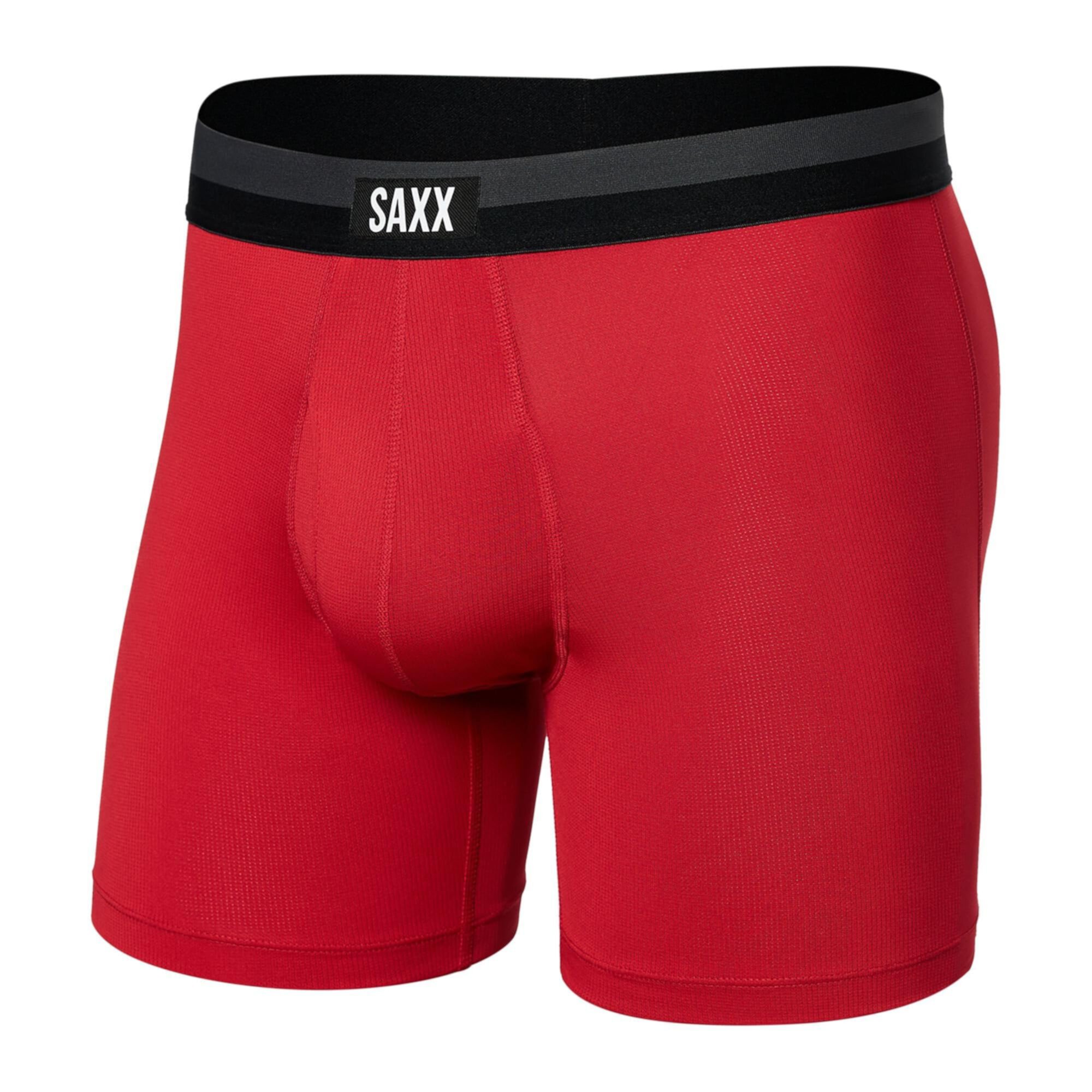 Мужские боксёры Saxx Sport Mesh из дышащей ткани с комфортной посадкой и поддержкой Saxx