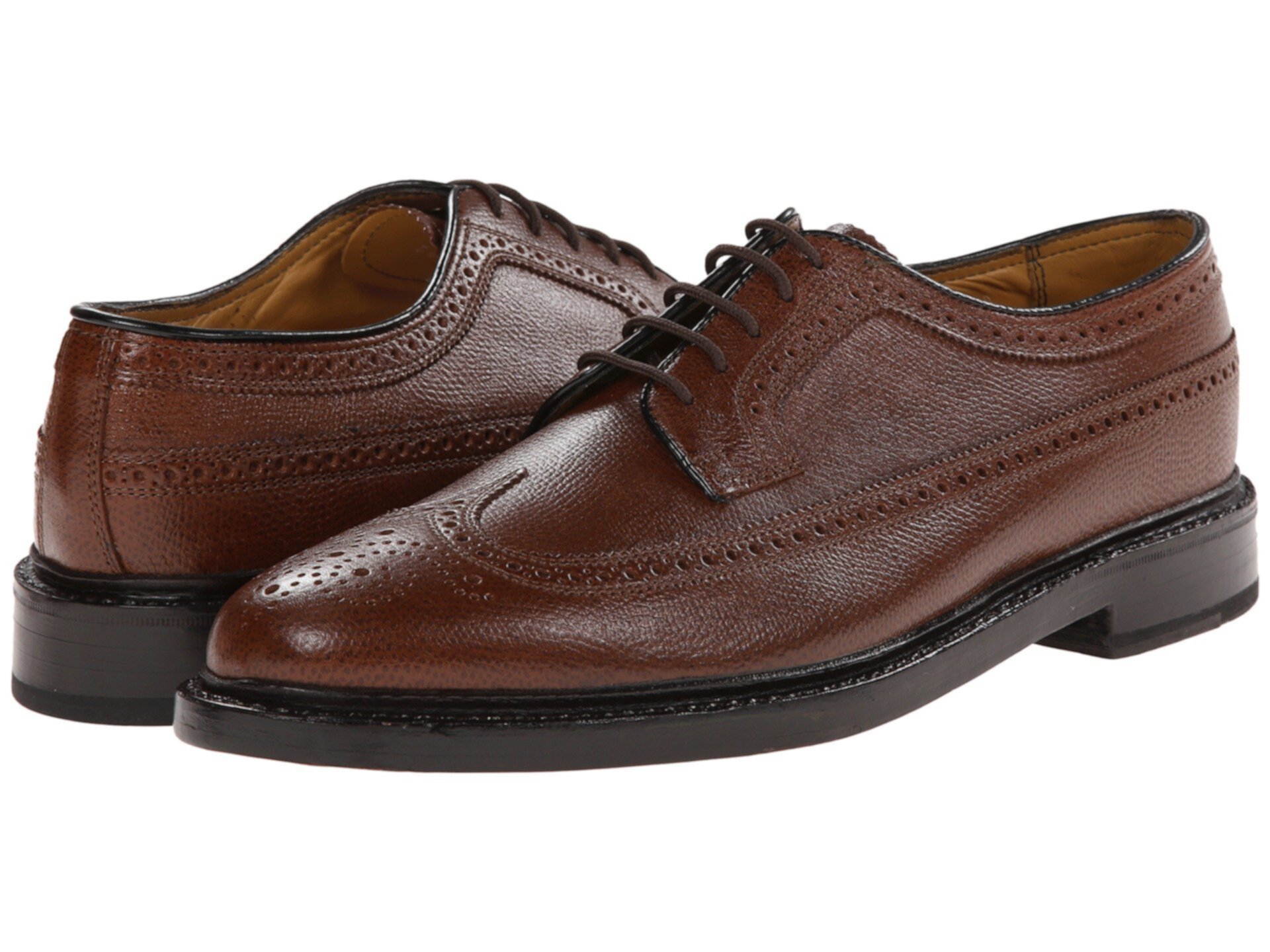 Классические оксфорды Florsheim Kenmoor Wingtip из высококачественной кожи с двойной кожаной подошвой Florsheim