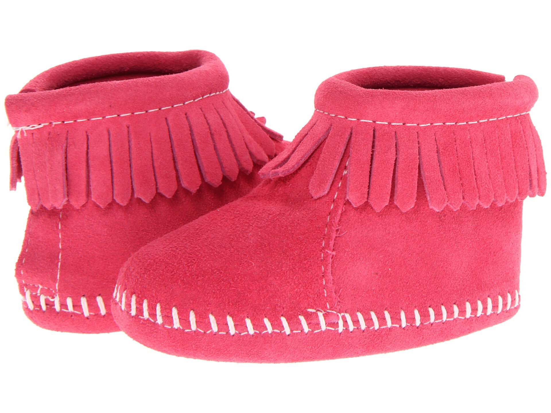 Замшевые ботинки с клапаном на спине (для младенцев / малышей) Minnetonka Kids