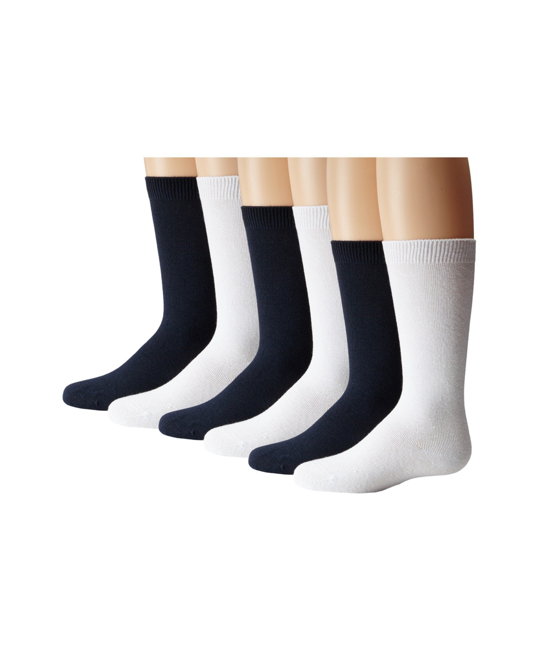 Набор из 6 пар бесшовного большого объятия (младенец / малыш / маленький ребенок / большой ребенок / взрослый) Jefferies Socks