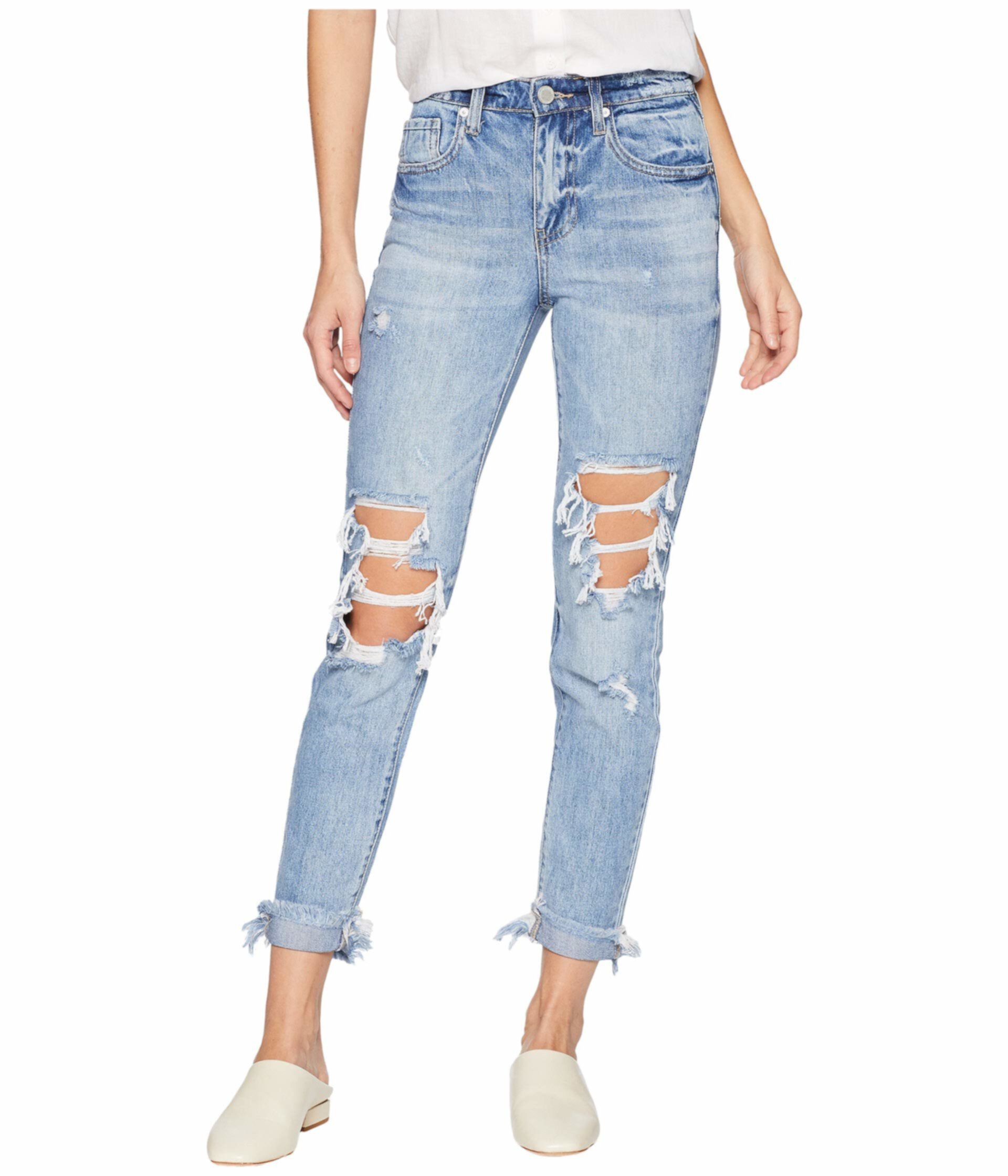 Джинсовые джинсы с джинсами в тонкую ногу Rivington Hi Rise Blank NYC