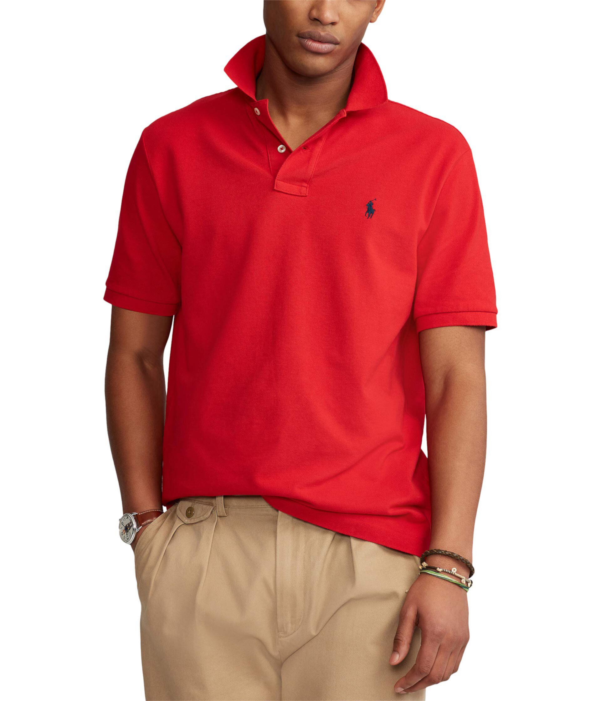 Классическая сетчатая рубашка-поло Polo Ralph Lauren