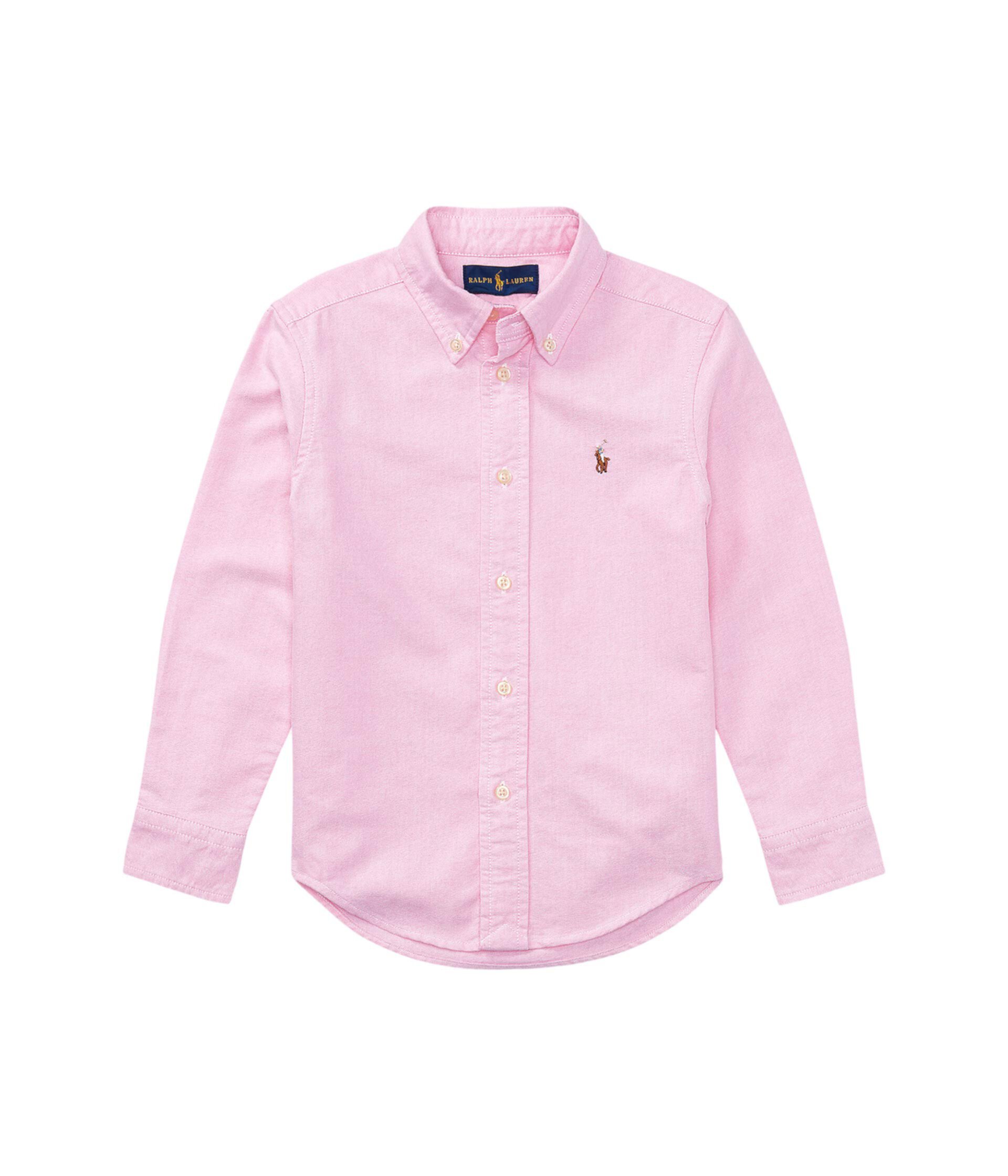Хлопковая спортивная рубашка-оксфорд (для маленьких детей) Polo Ralph Lauren