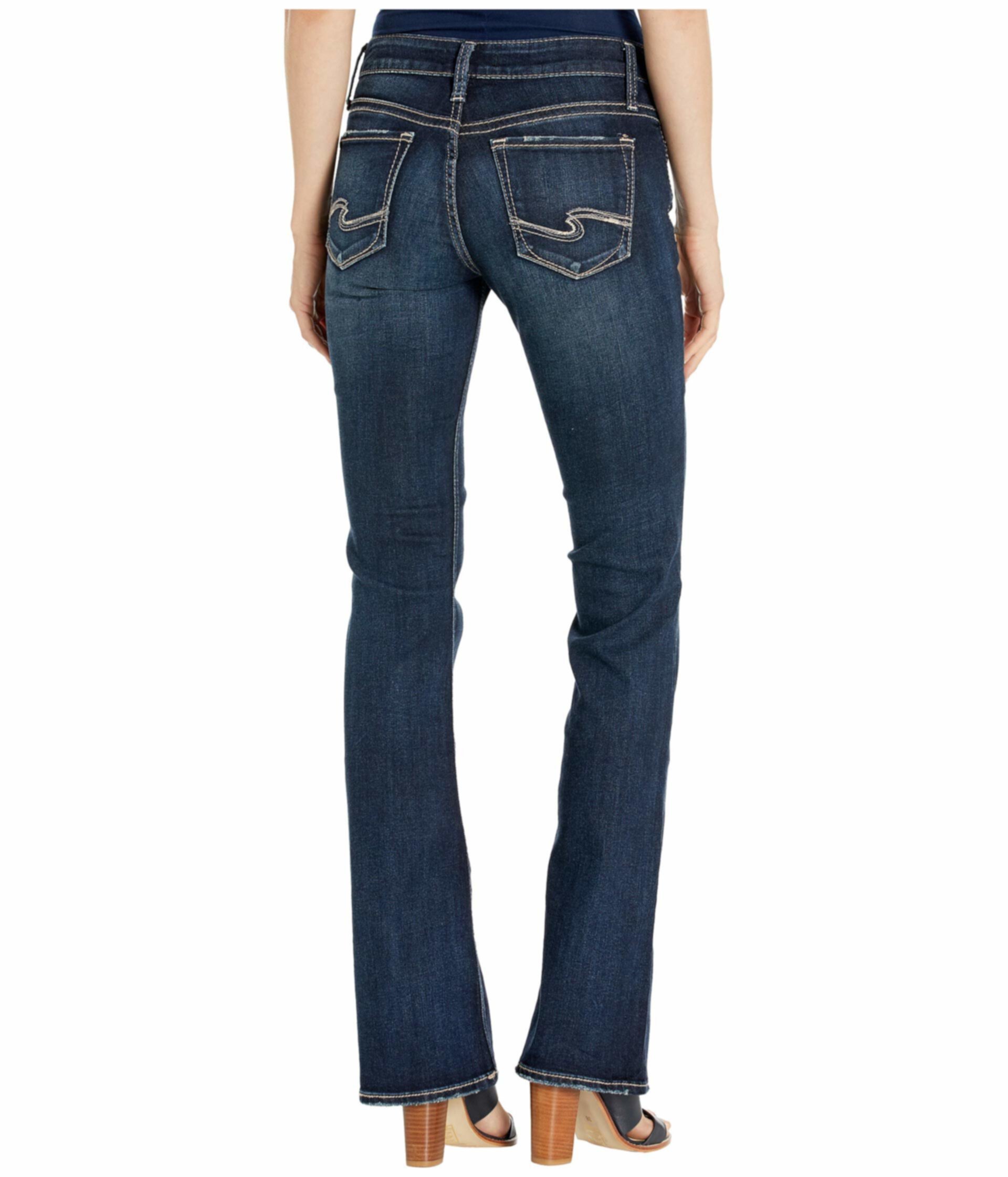 Пышные джинсы-кроссовки Suki со средней посадкой в цвете Индиго L93719SSX464 Silver Jeans Co.