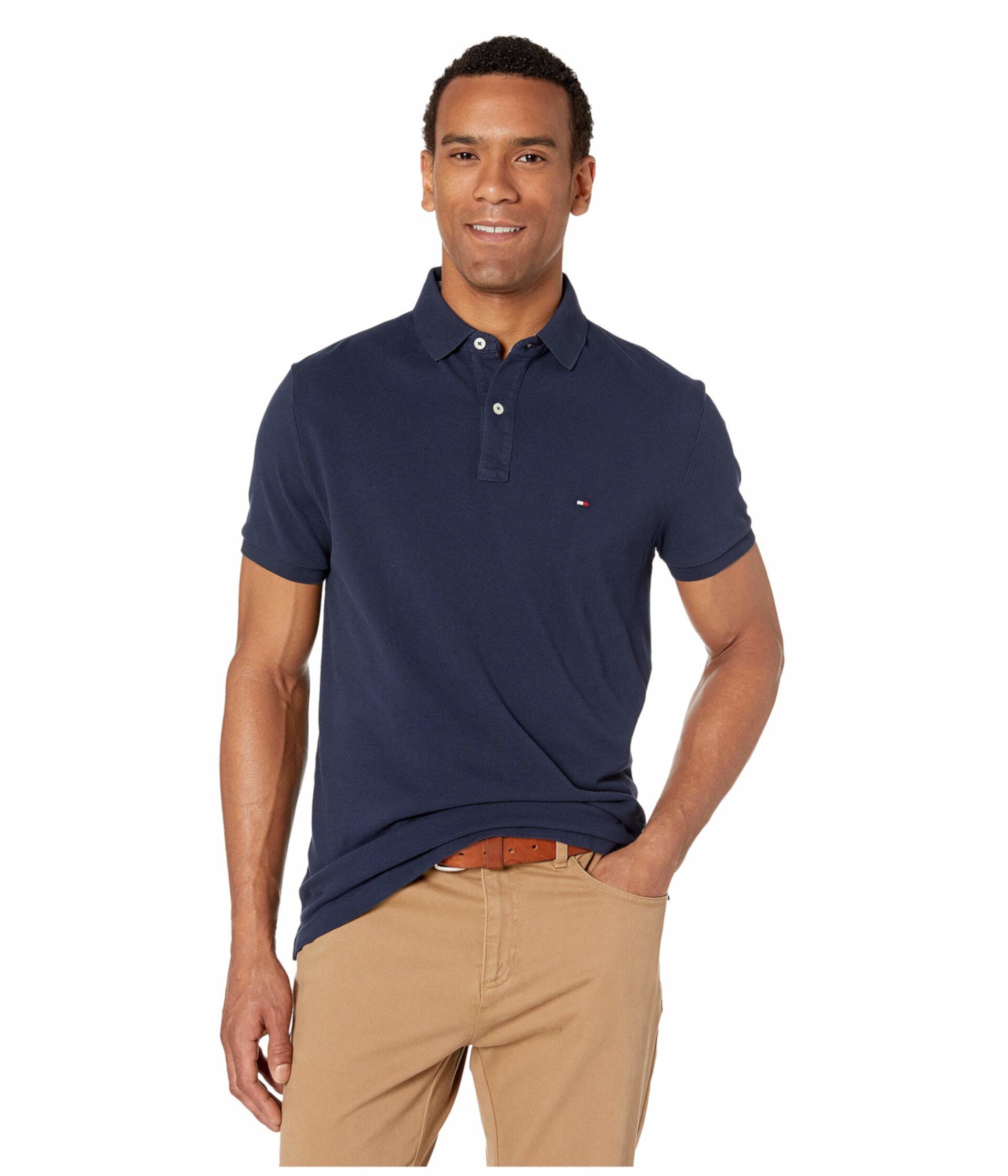 hilfiger custom fit polo